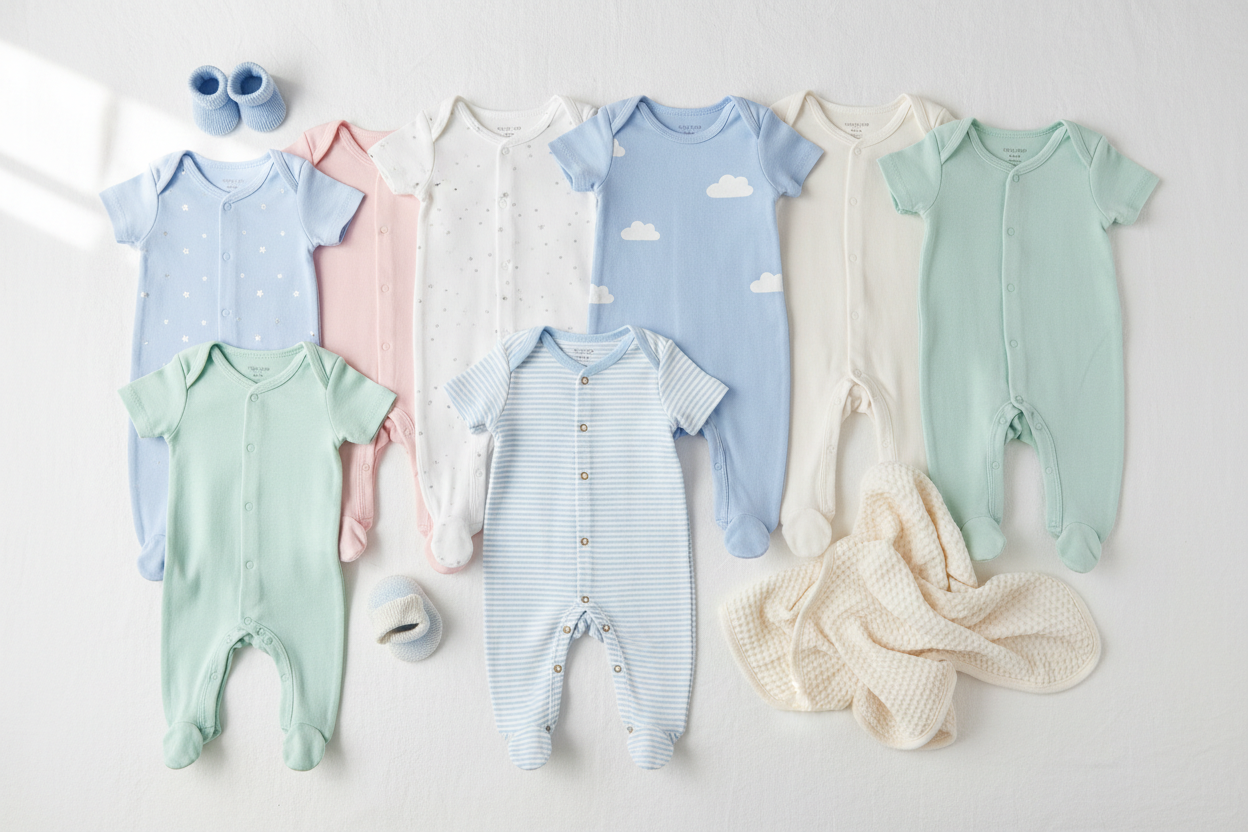 Best Cotton Outfit Styles for Newborn Comfort