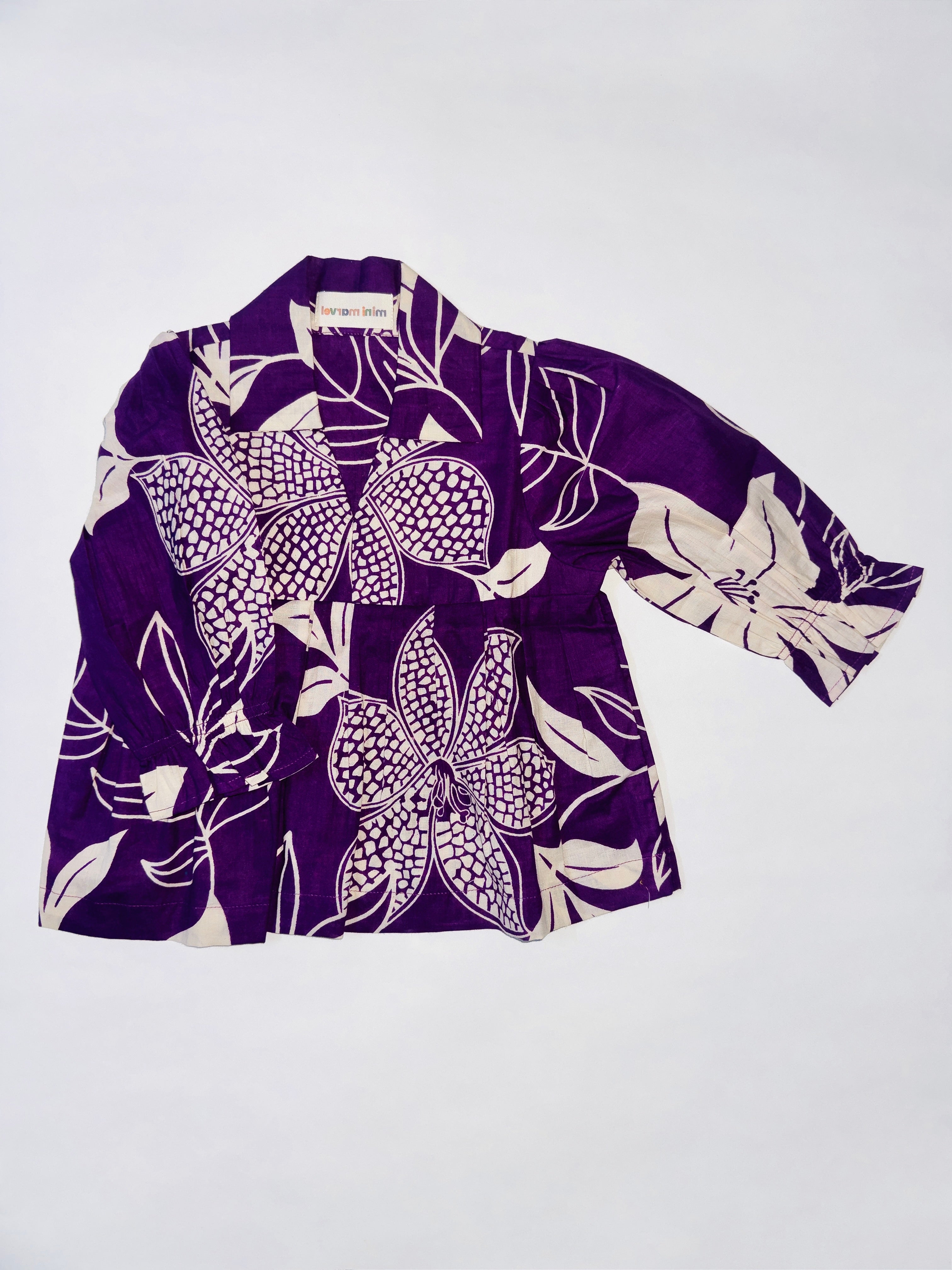 PURPLE BLOOM CO-ORD SET FOR BABY GIRLS