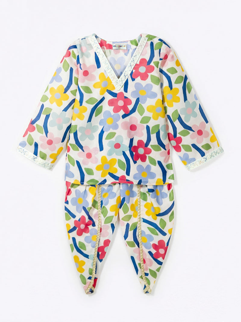 MiniMarvel “Phool Mahal” Floral Festive Set