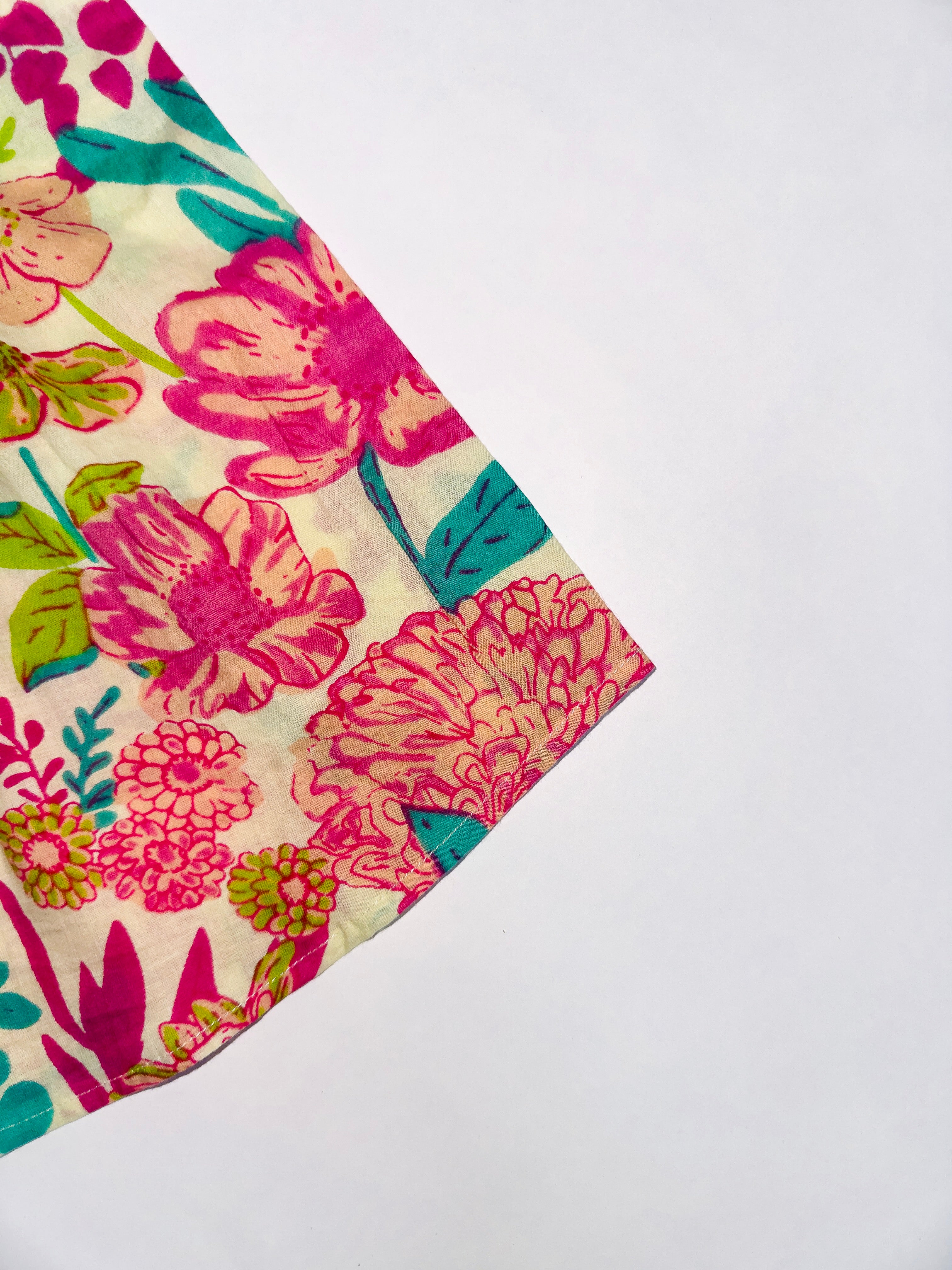 Floral Fiesta cotton top for baby girls