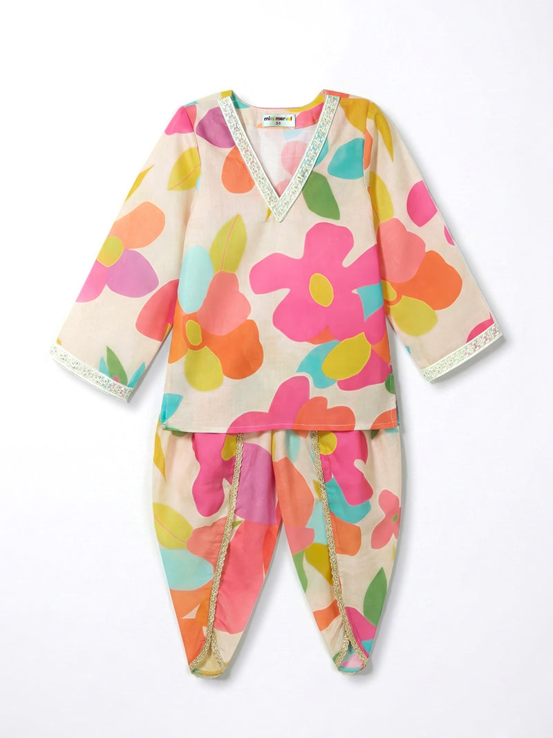 MiniMarvel “Rang Mahal” Floral Festive Set