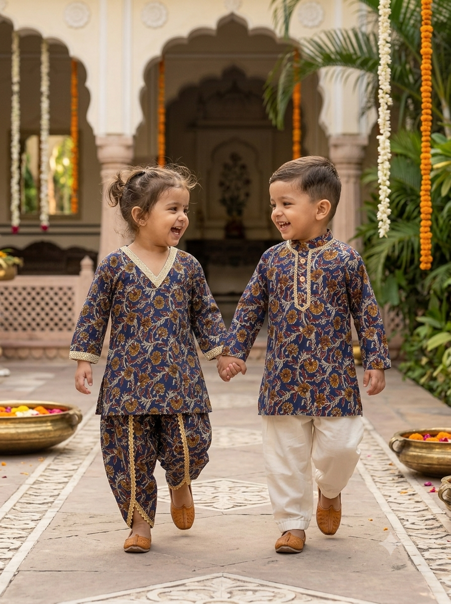 Royal Bloom Twin Set