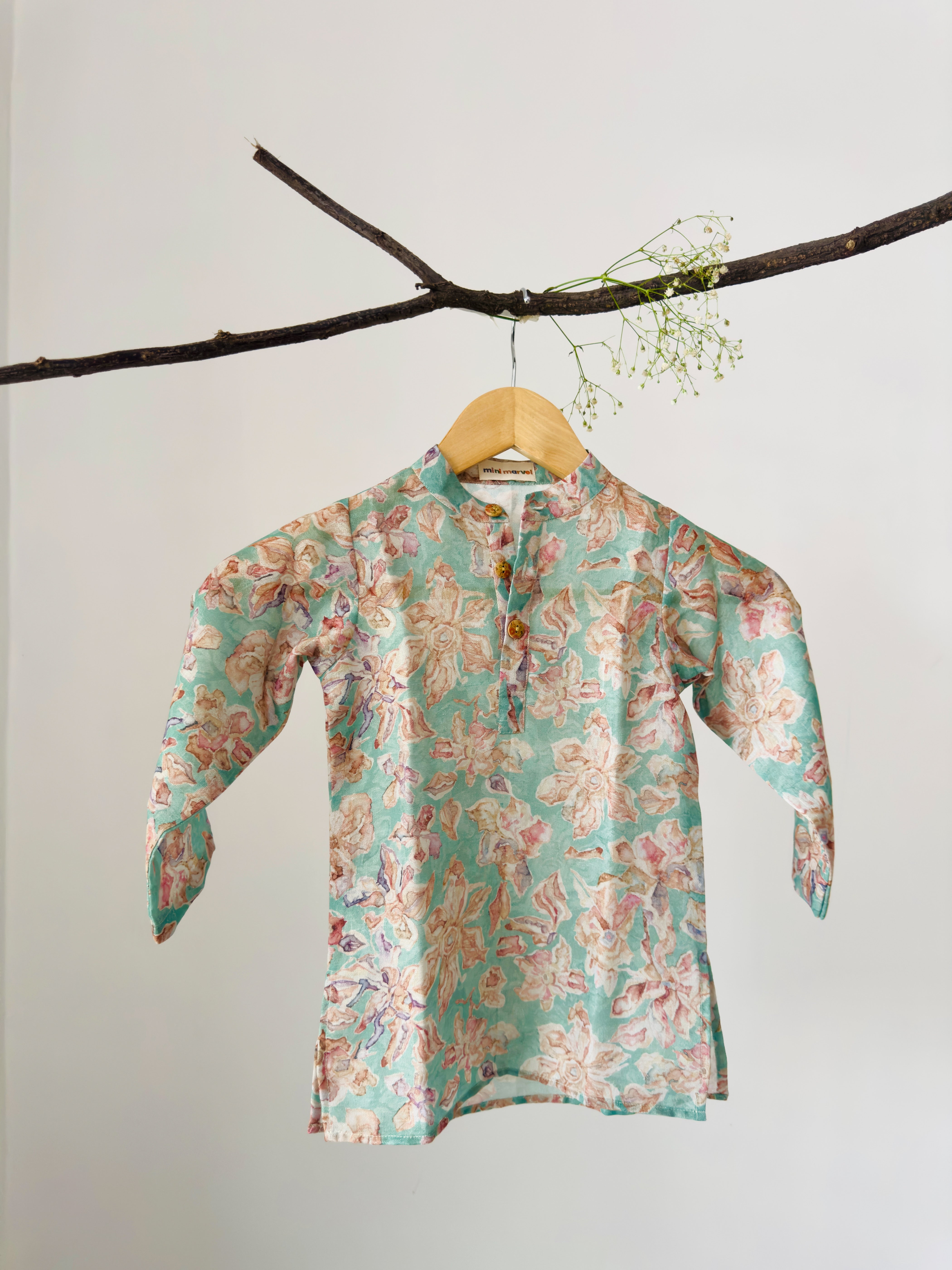 Cotton festive outfit for baby