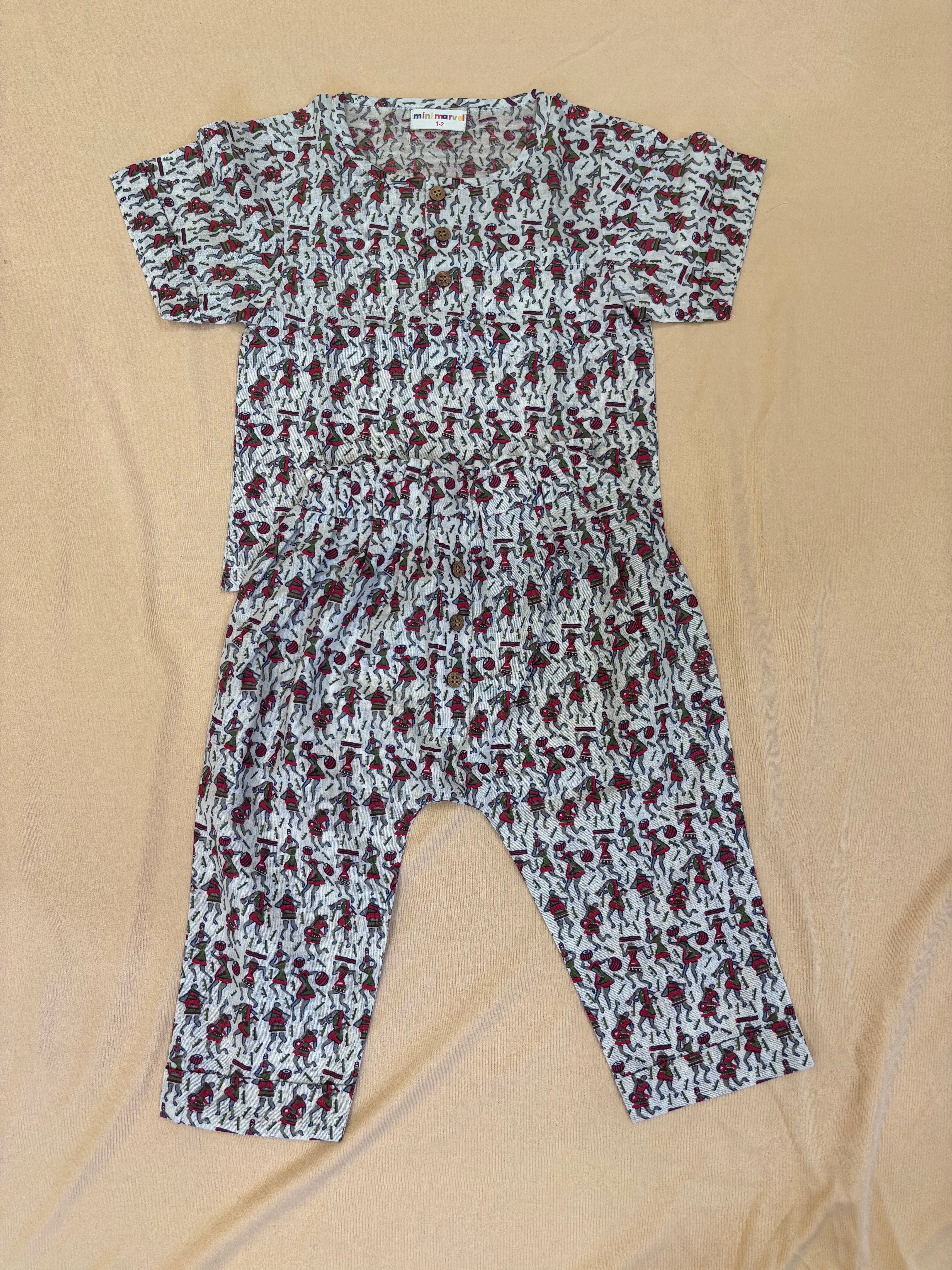 Tribal Heritage Luxe Co-ord Set (All-Over Print Cotton Set)