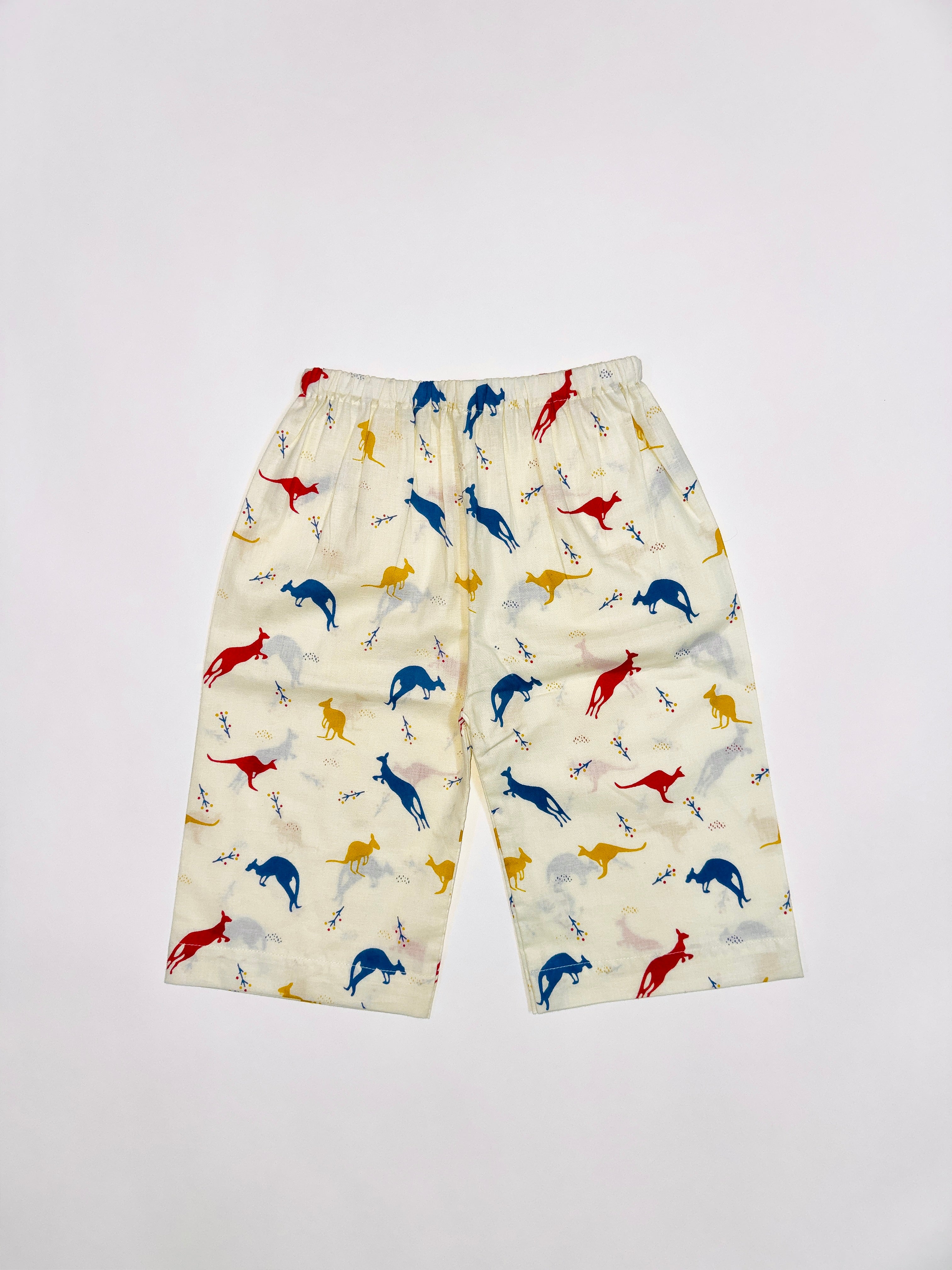 Kangaroos Print Co-Ord Set for Girls with Fun Marine-Inspired Design and Comfortable Fit.
