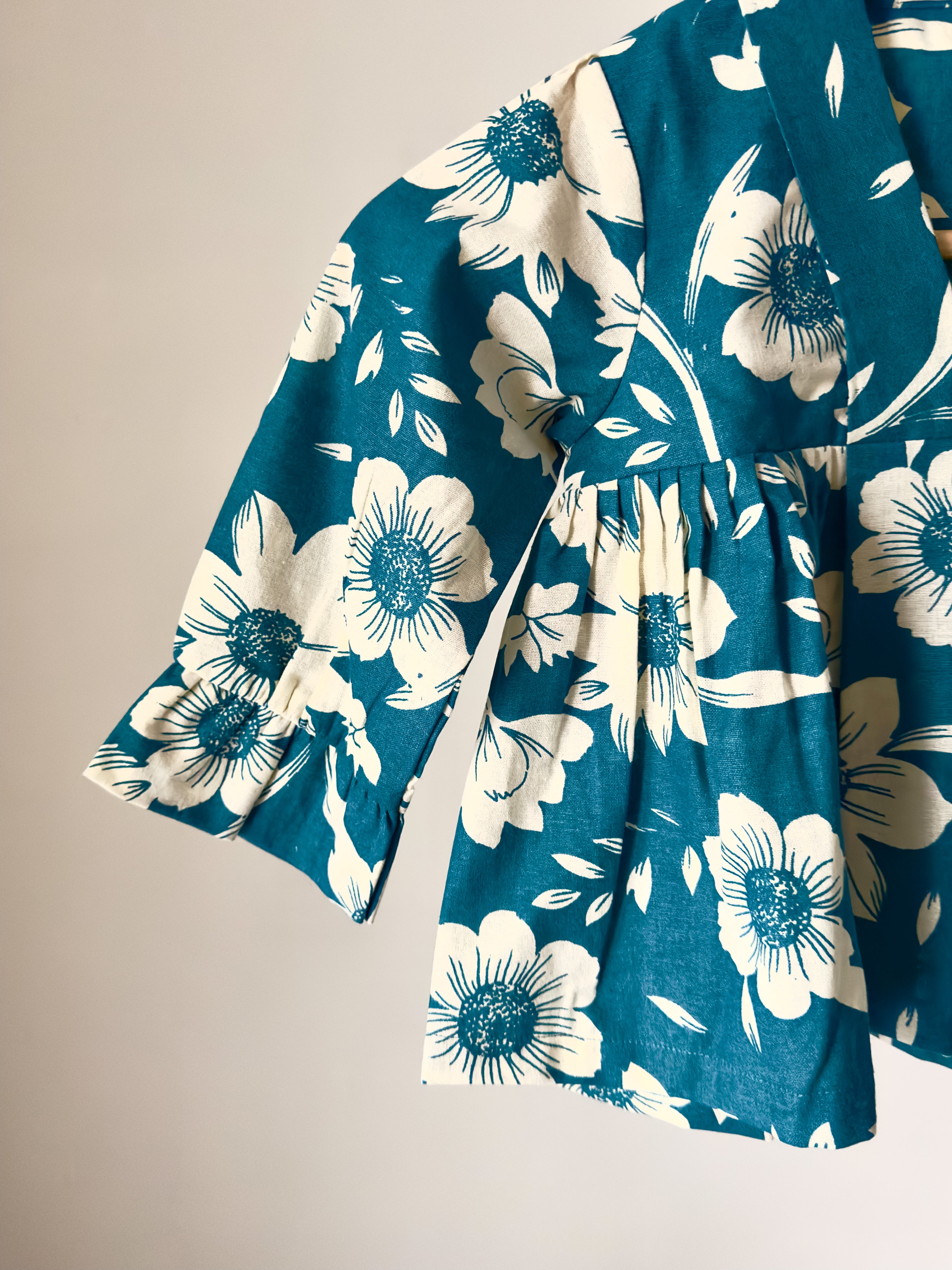 Teal Blossom co-ord Set