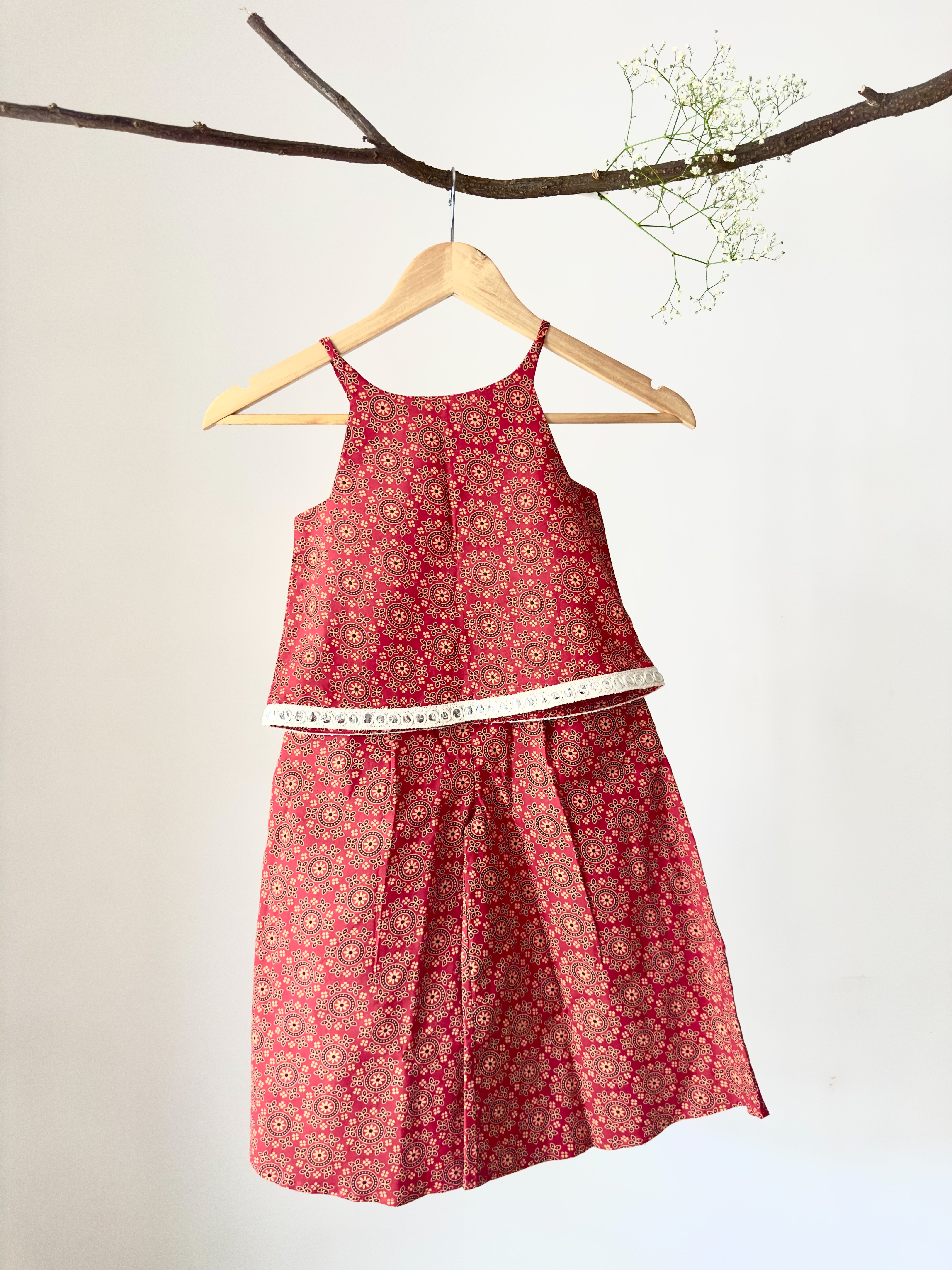 Ruby Blossom Co-ord Set