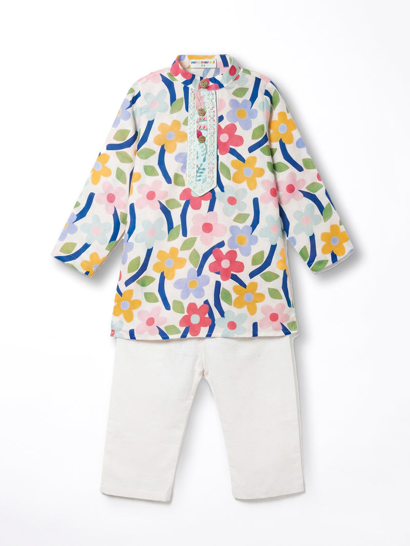 MiniMarvel “Phool Mahal” Floral Festive Set