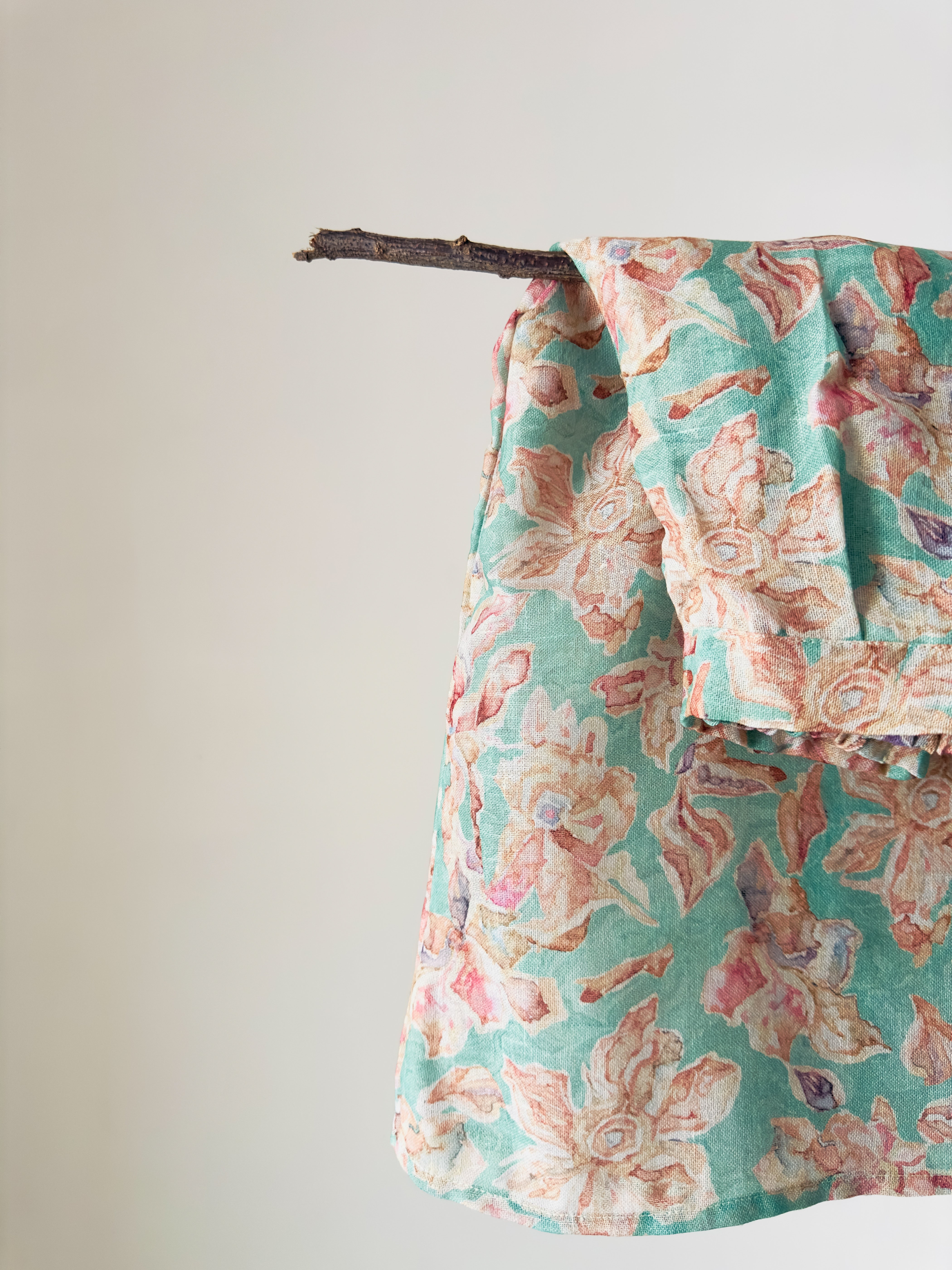 Blossom Teal Floral Cotton Co-ord Set