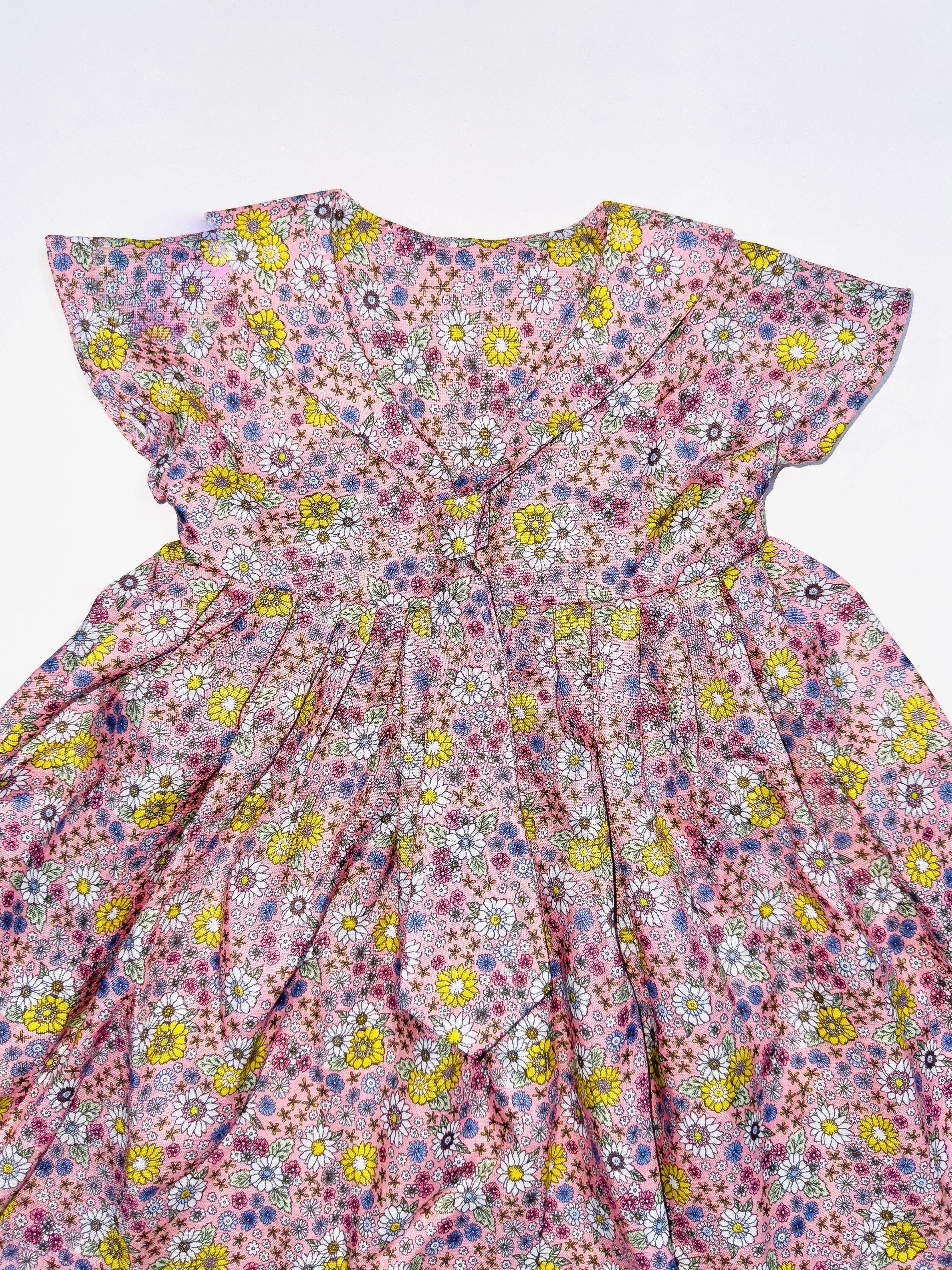 Floral Frock for Girls with Soft Cotton Fabric and Lightweight Floral Design