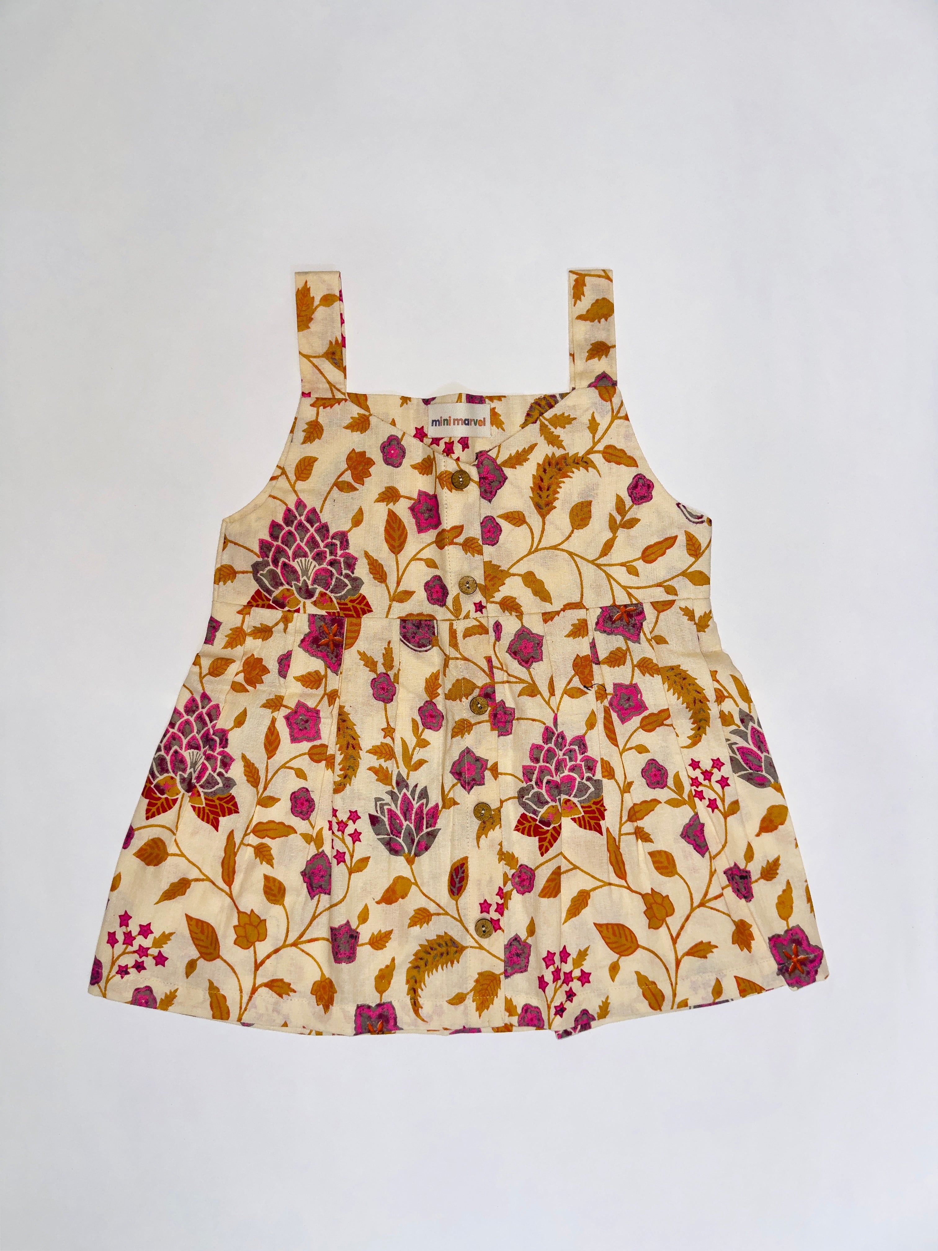 Stylish printed top and pant set for baby girls