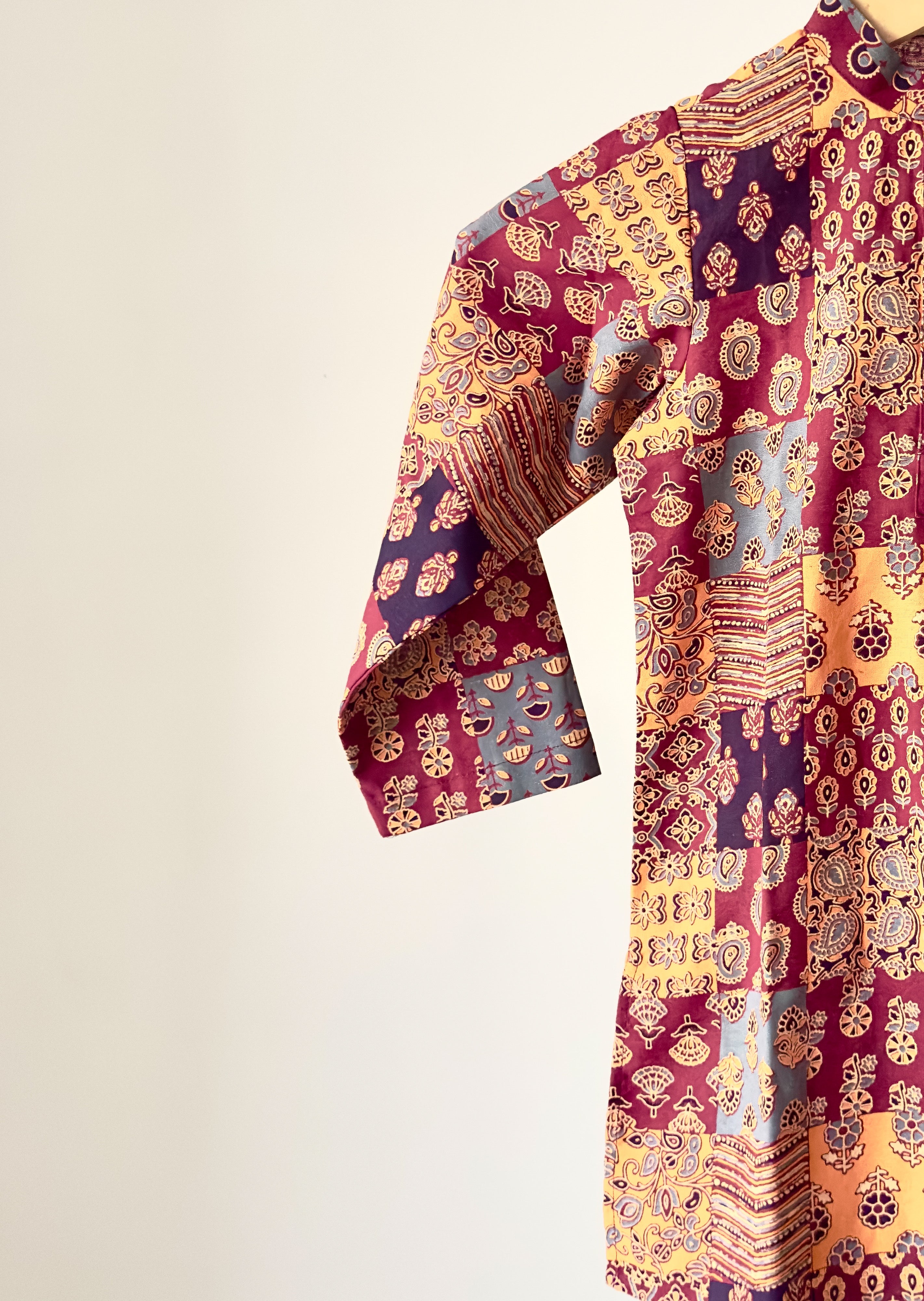 Multicolor Printed Cotton Kurta