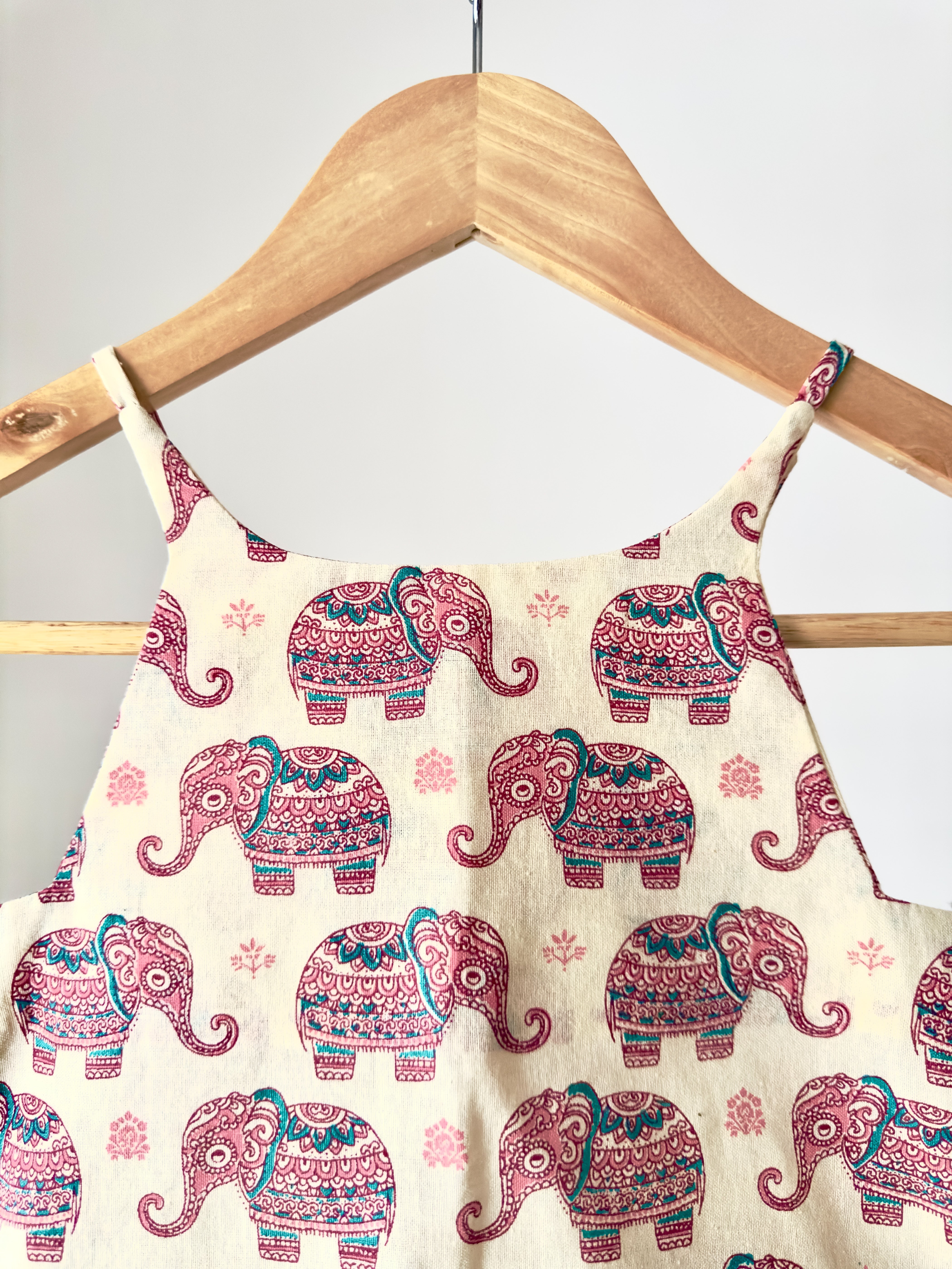 Elephant Print Cotton Dhoti