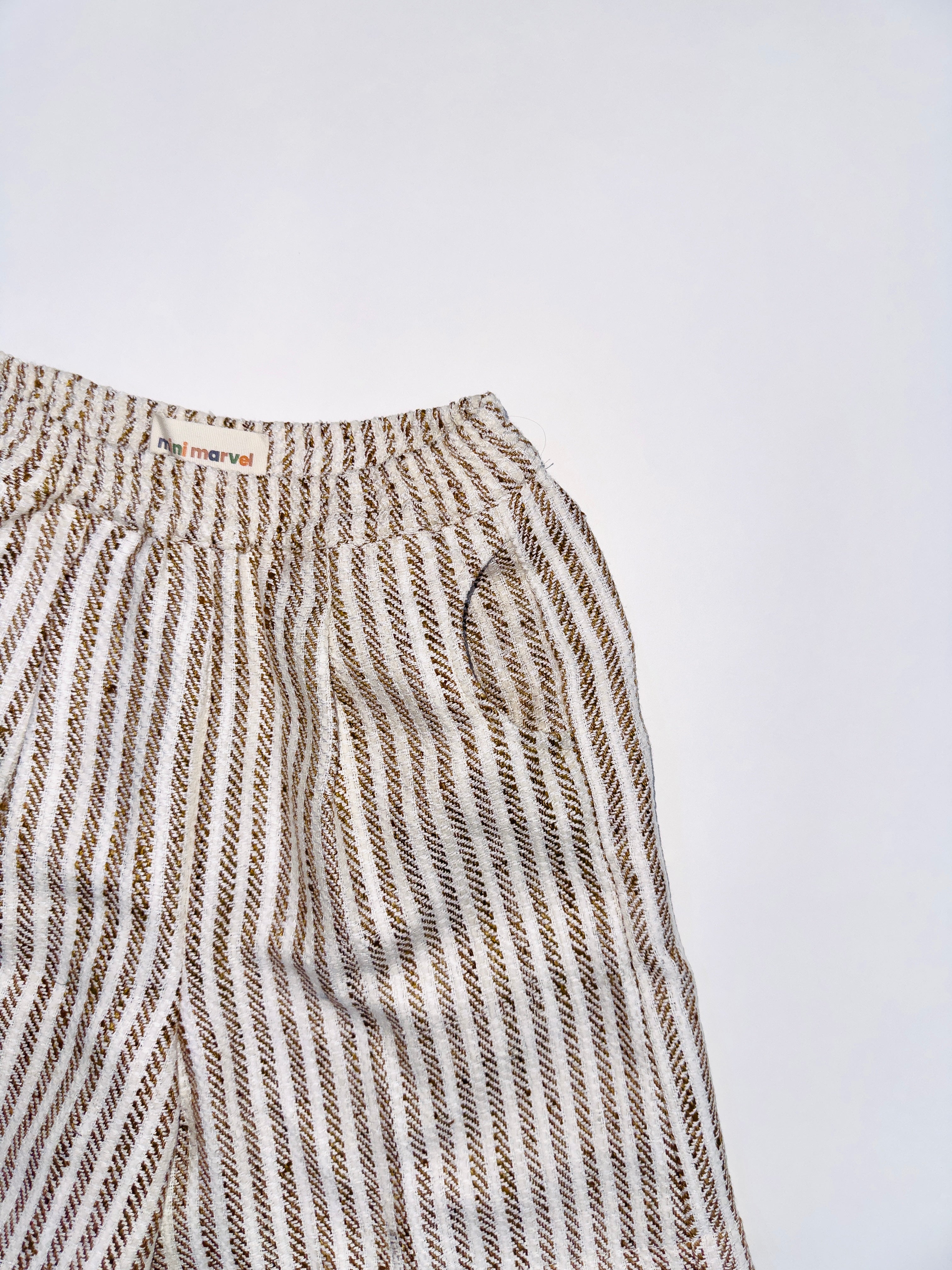 Classic Striped Kids Combo with Striped Button-Down Shirt and Comfortable Cotton Shorts