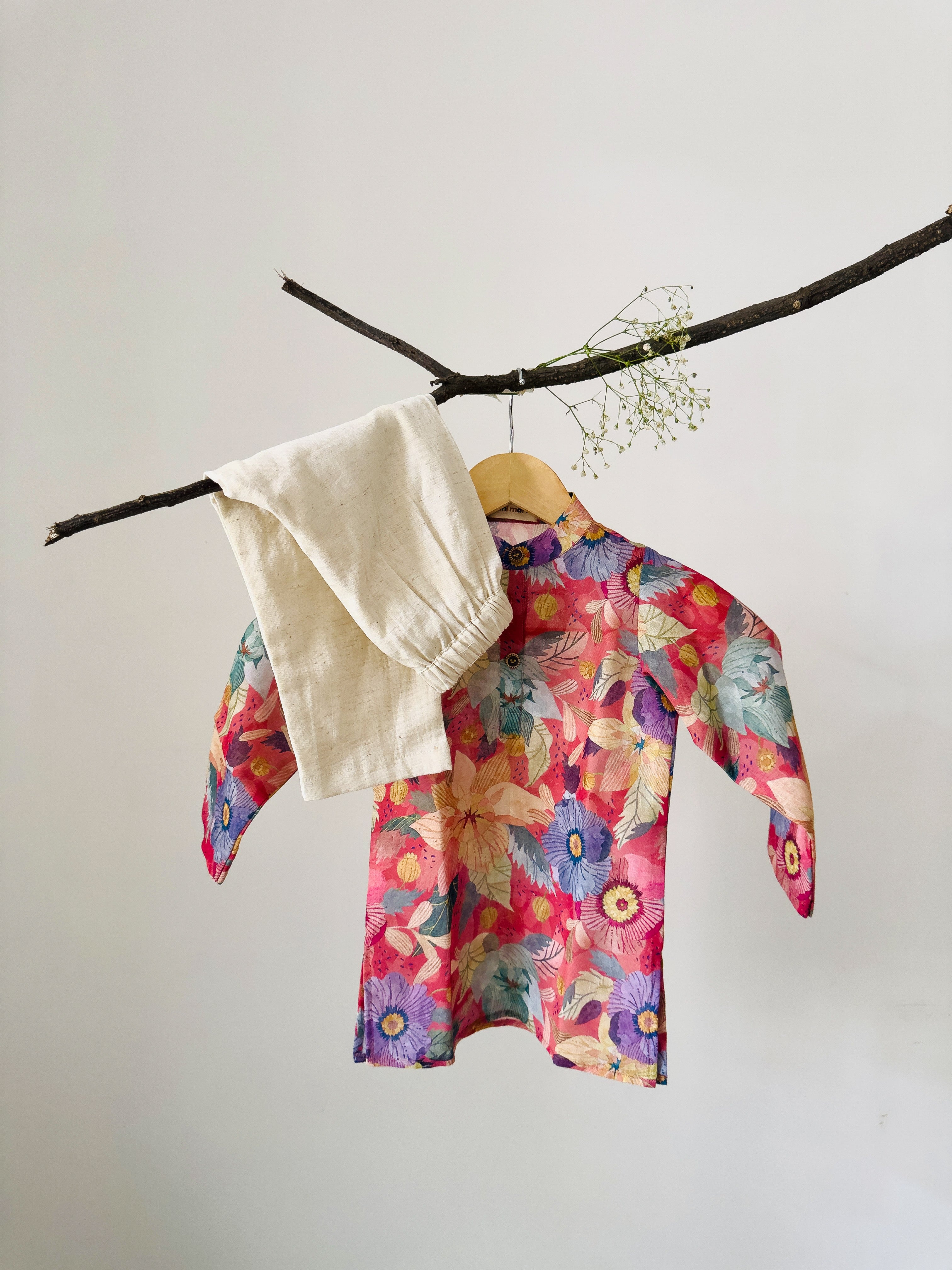 Cotton kurta set for boys