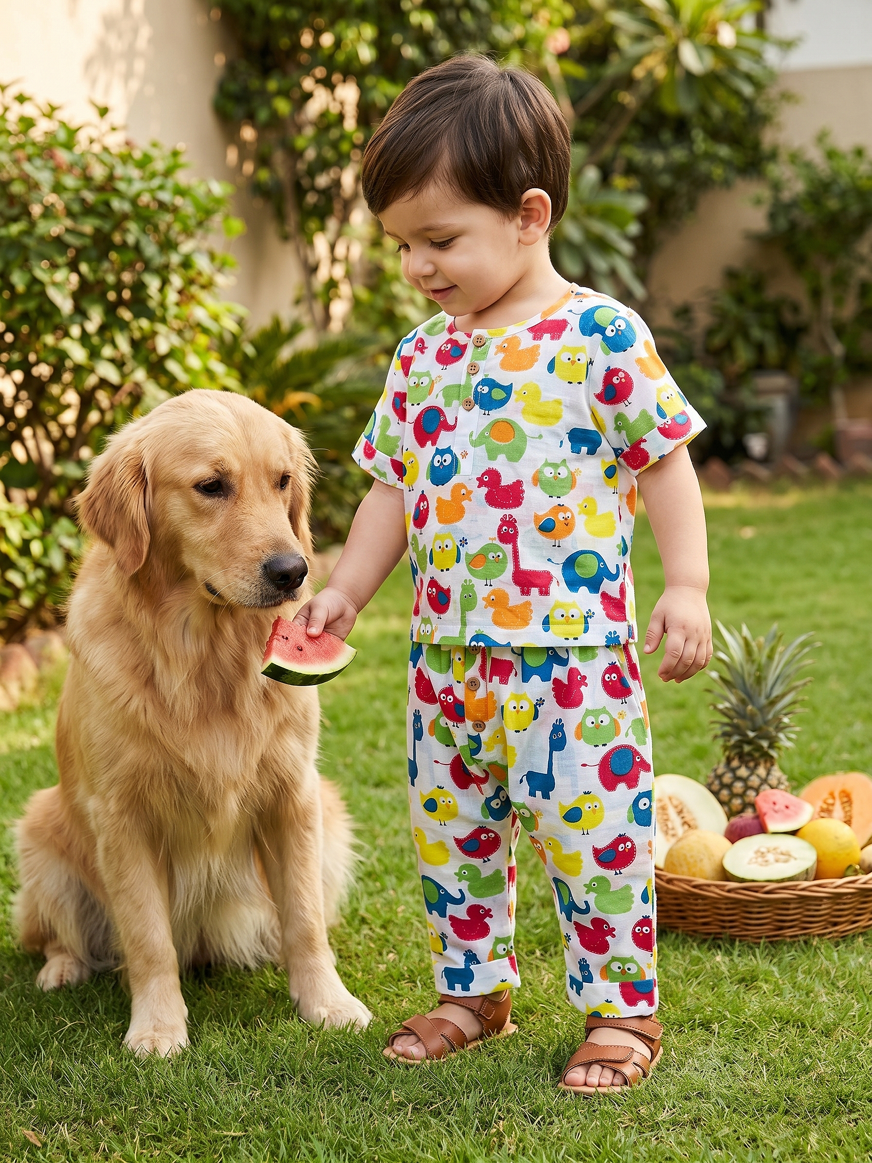 Mini duck print co-ord set