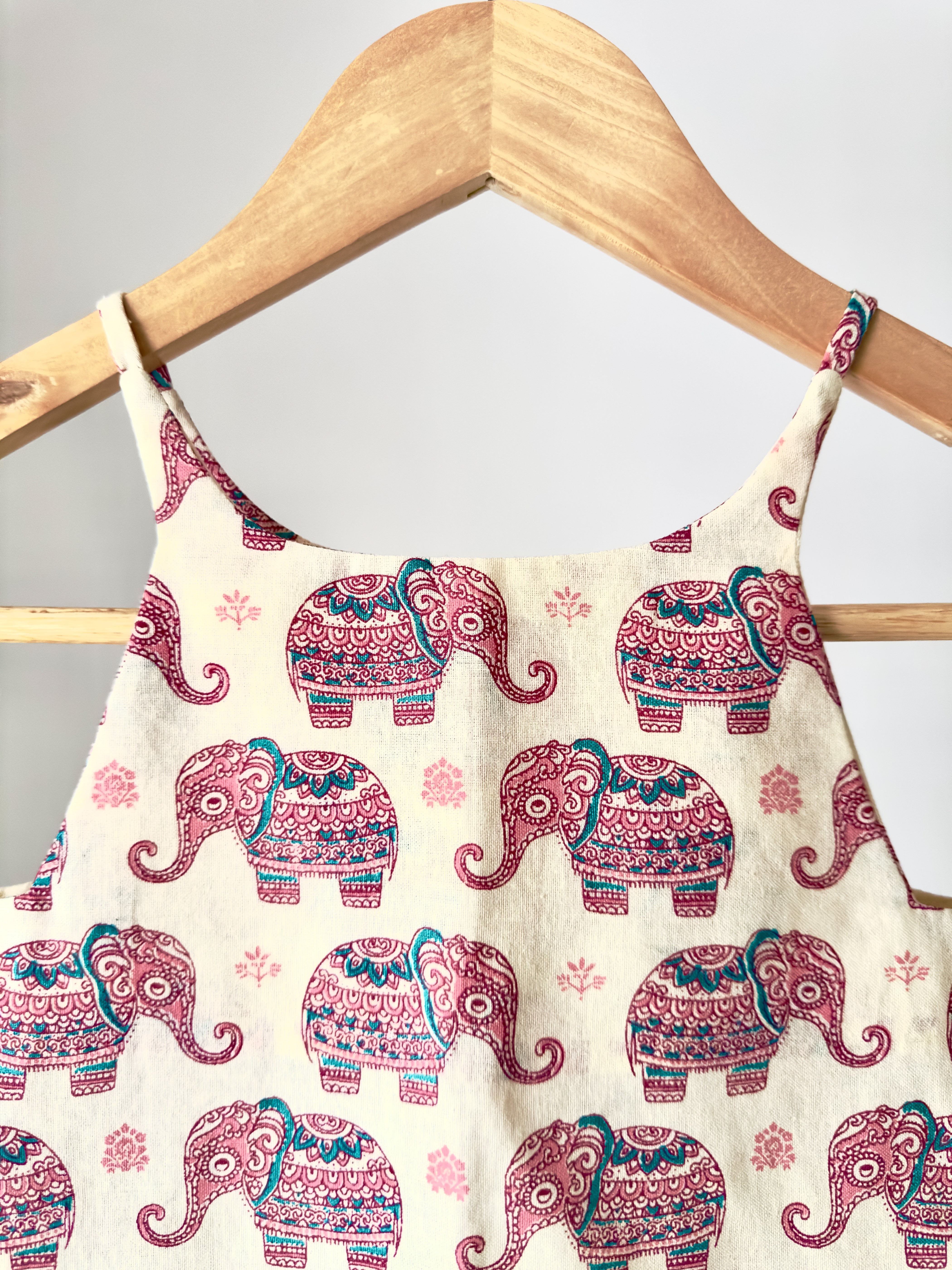 Elephant Print Cotton Dhoti