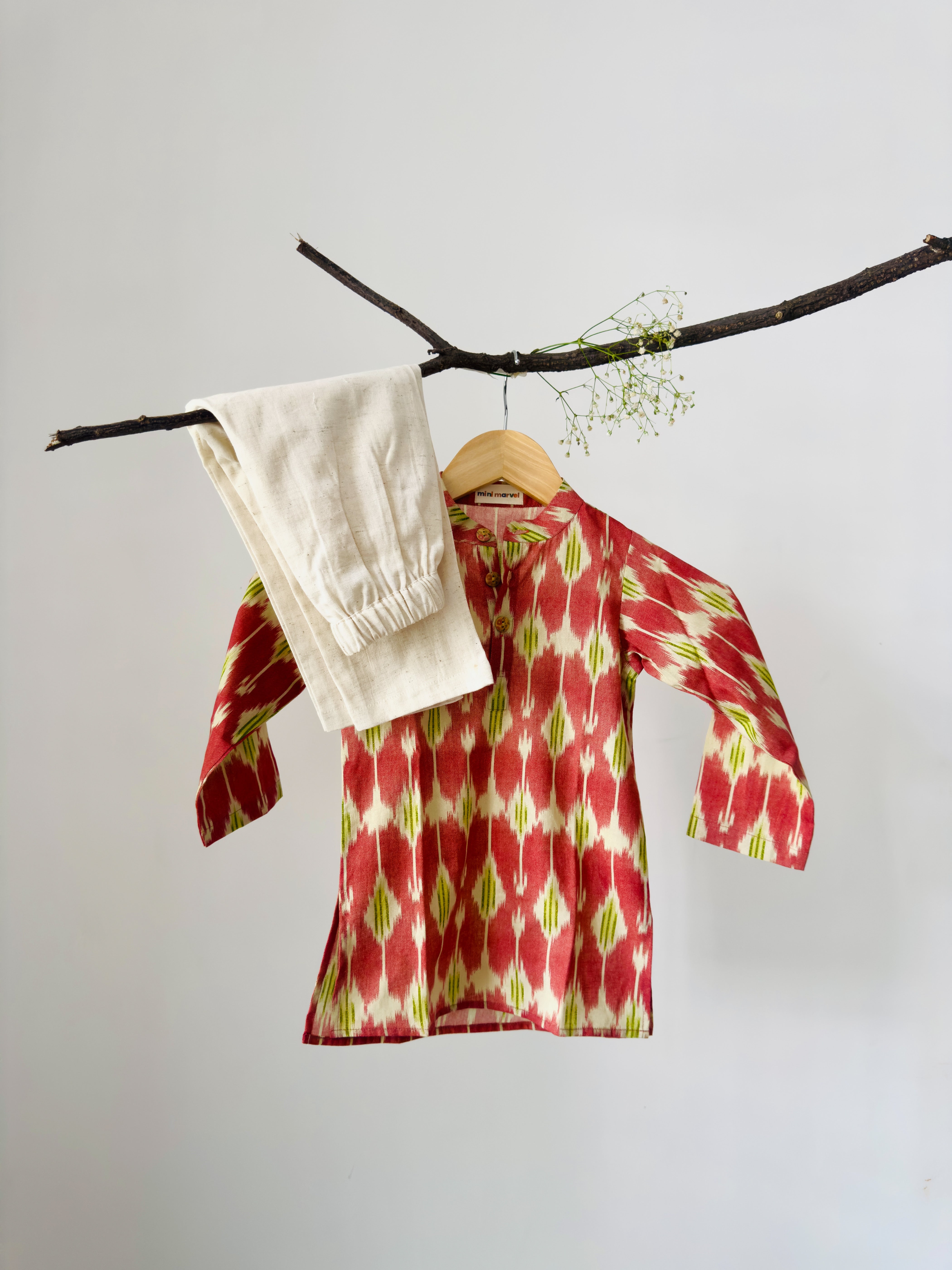 Cotton kurta pajama for baby