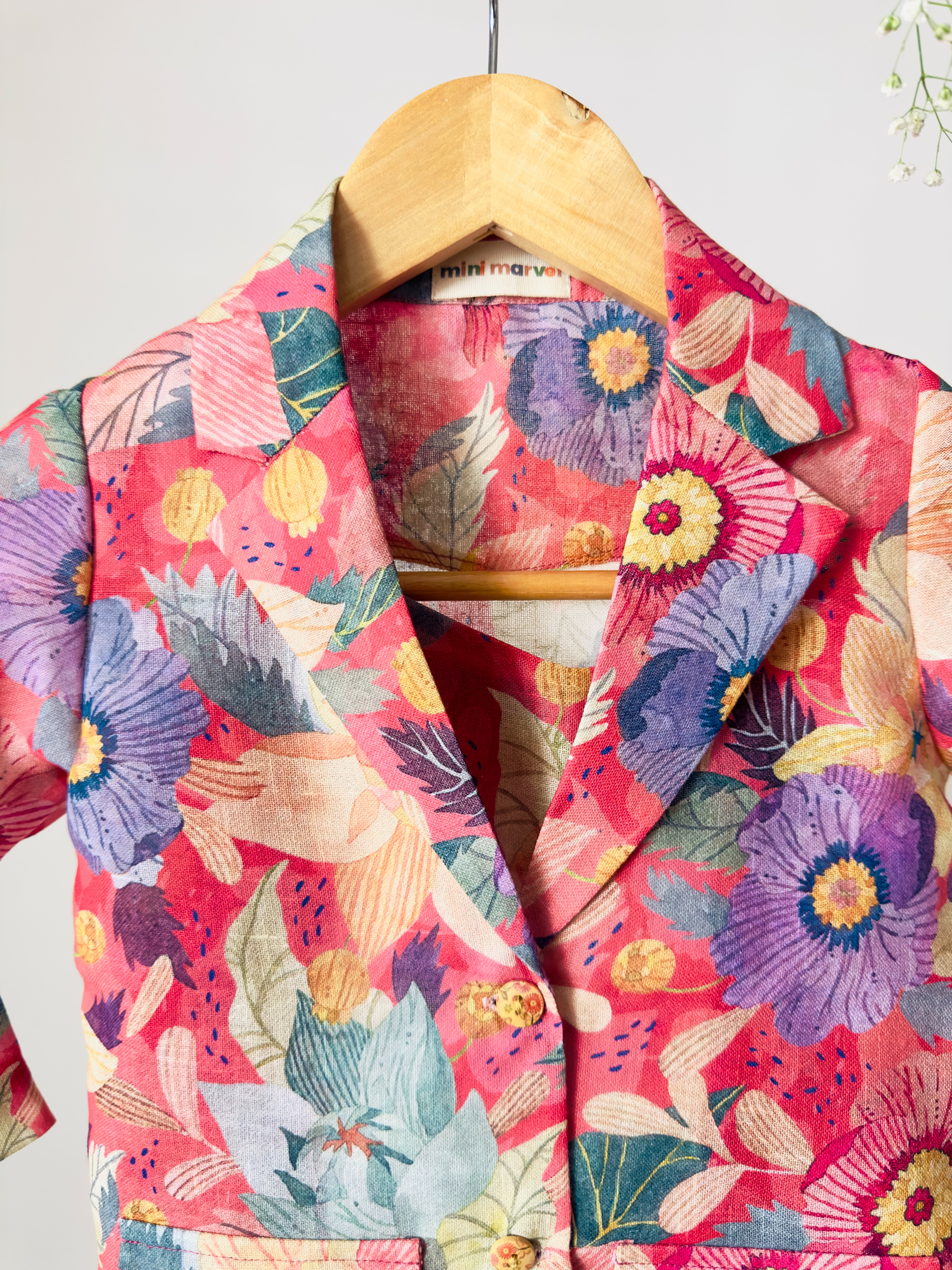 Multicolour Bloom 3-Piece Co-ord Set