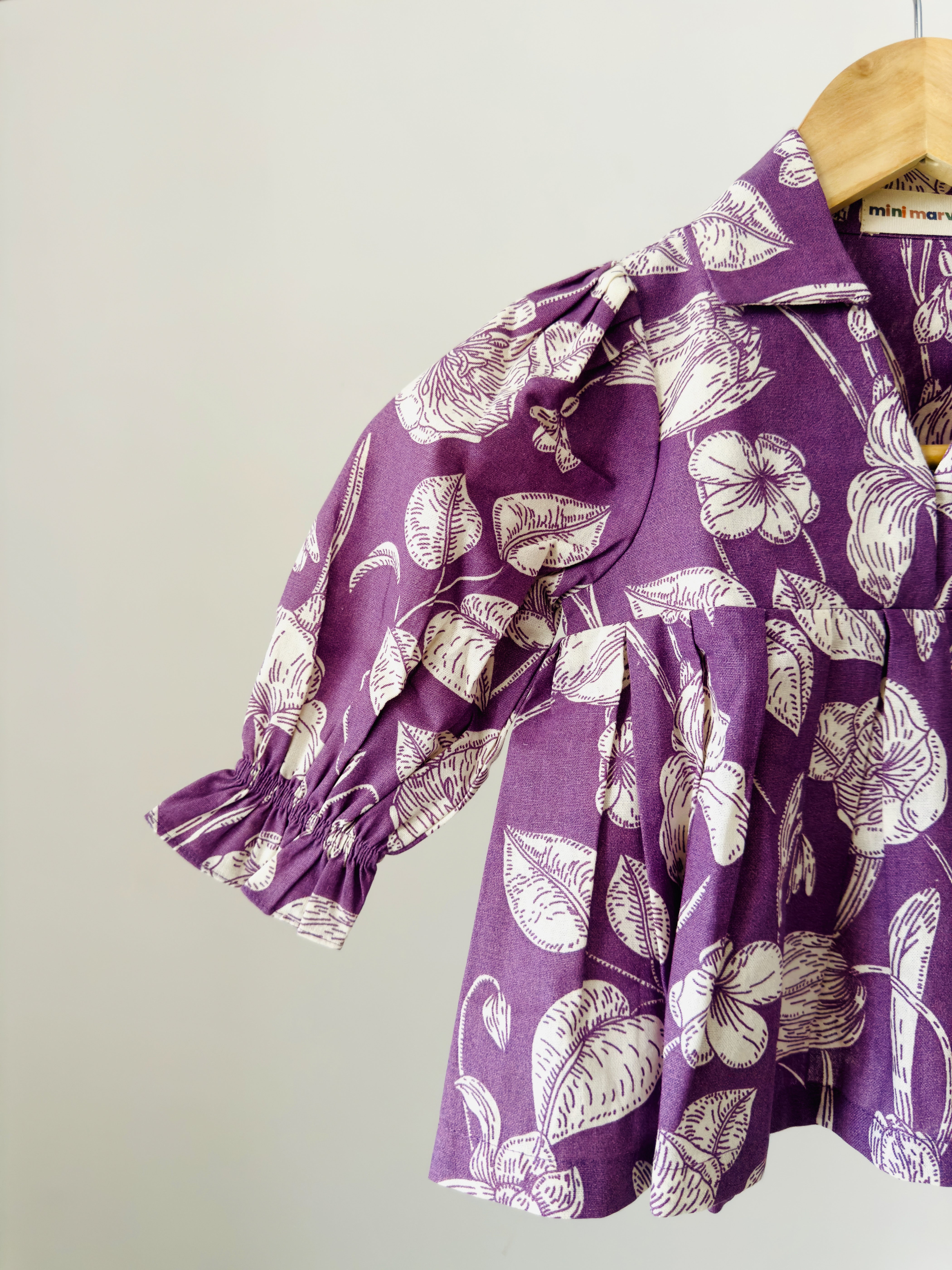 Mini Marvel cotton co-ord set for girls trendy everyday wear in soft cotton fabric