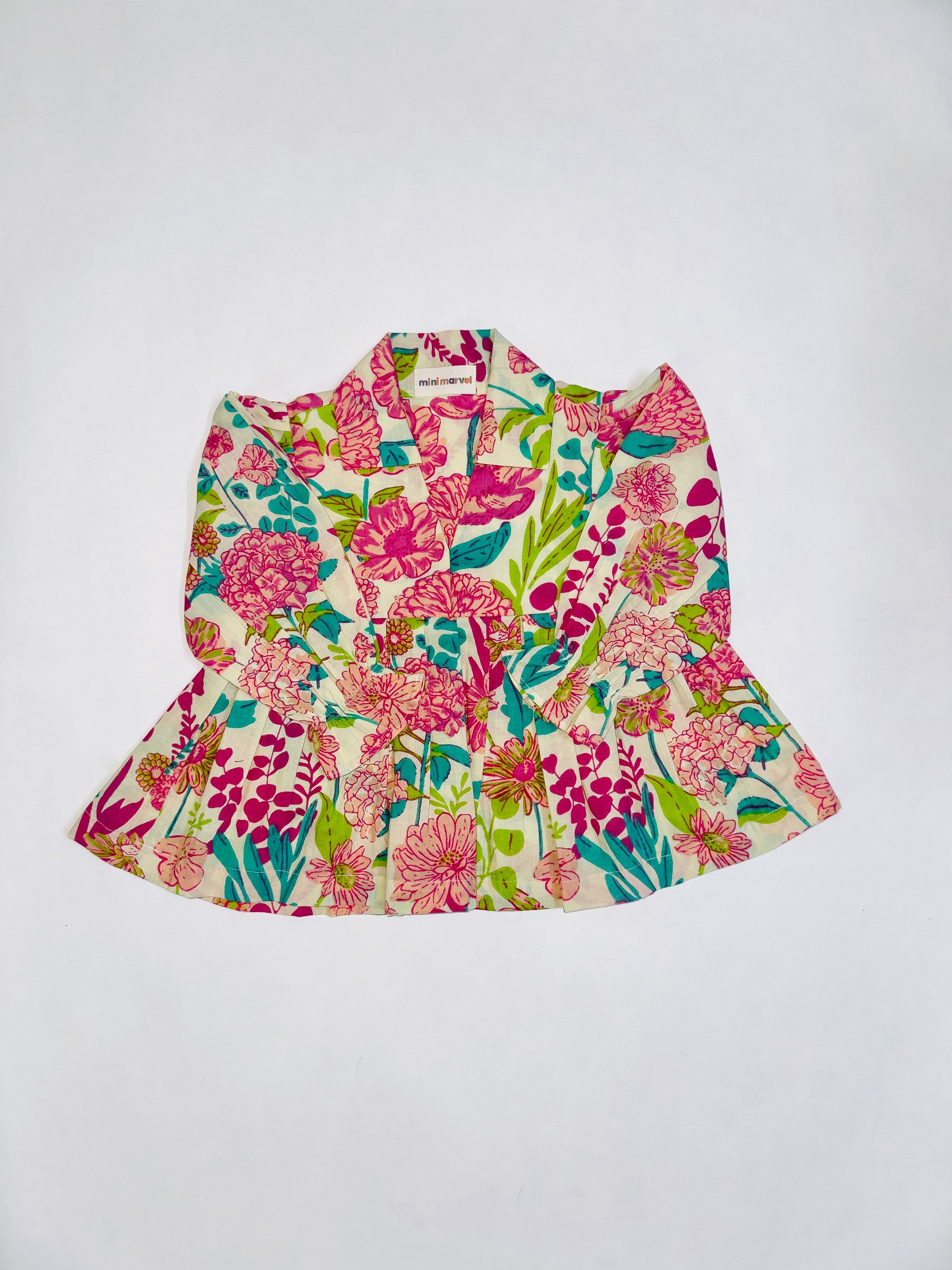 Mini Marvel cotton top set for girls– trendy everyday wear in soft cotton fabric