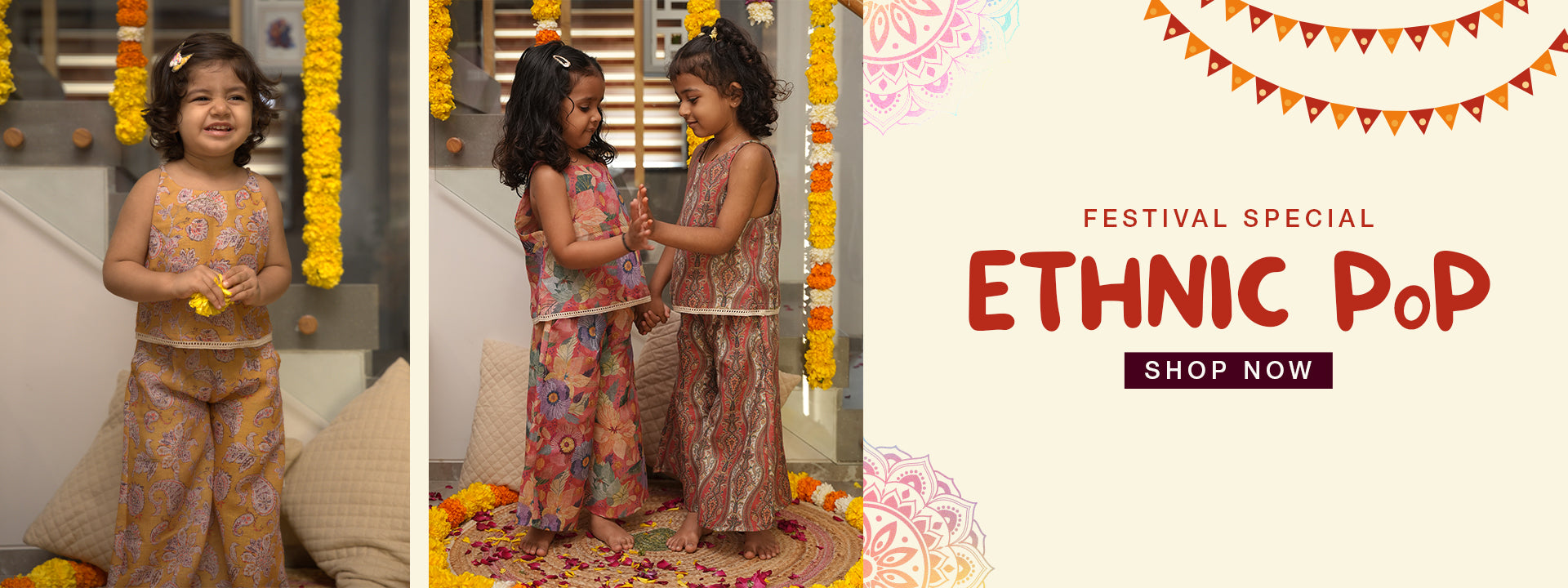 Mini Marvel kids ethnic collection – stylish cotton kurta sets and co-ord sets for boys and girls