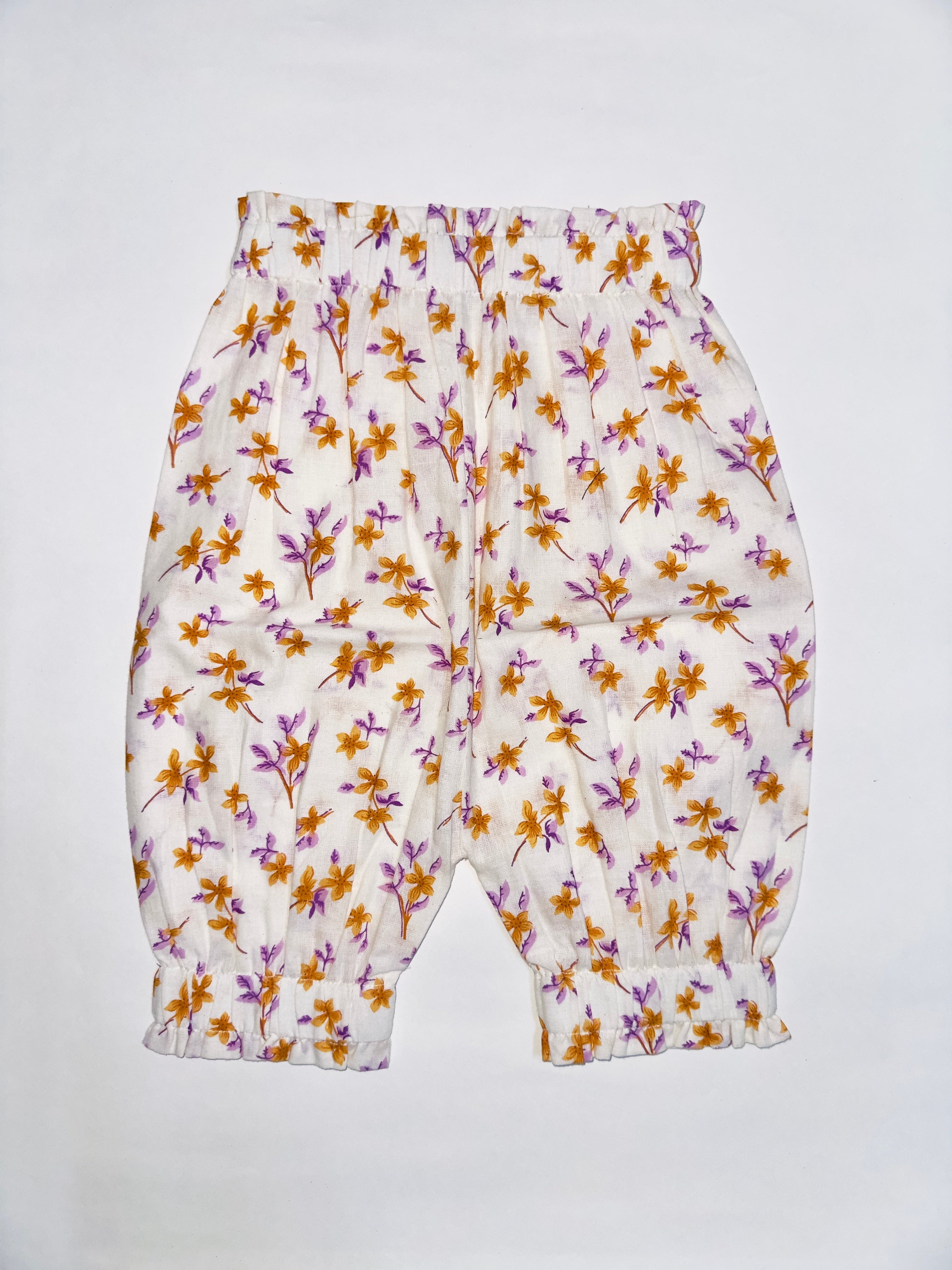 Mini Marvel girls top and bottom floral outfit