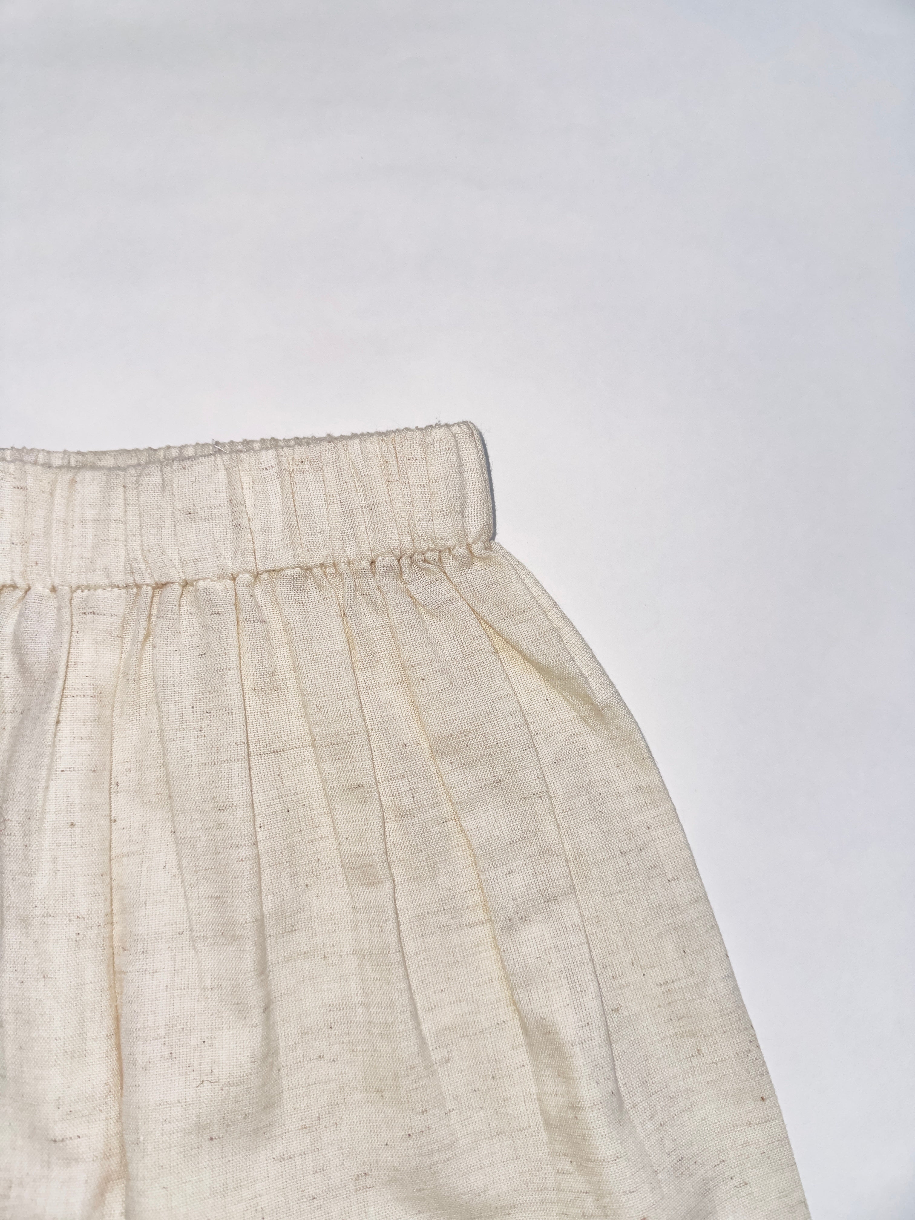 cotton beige pants of mini marvel