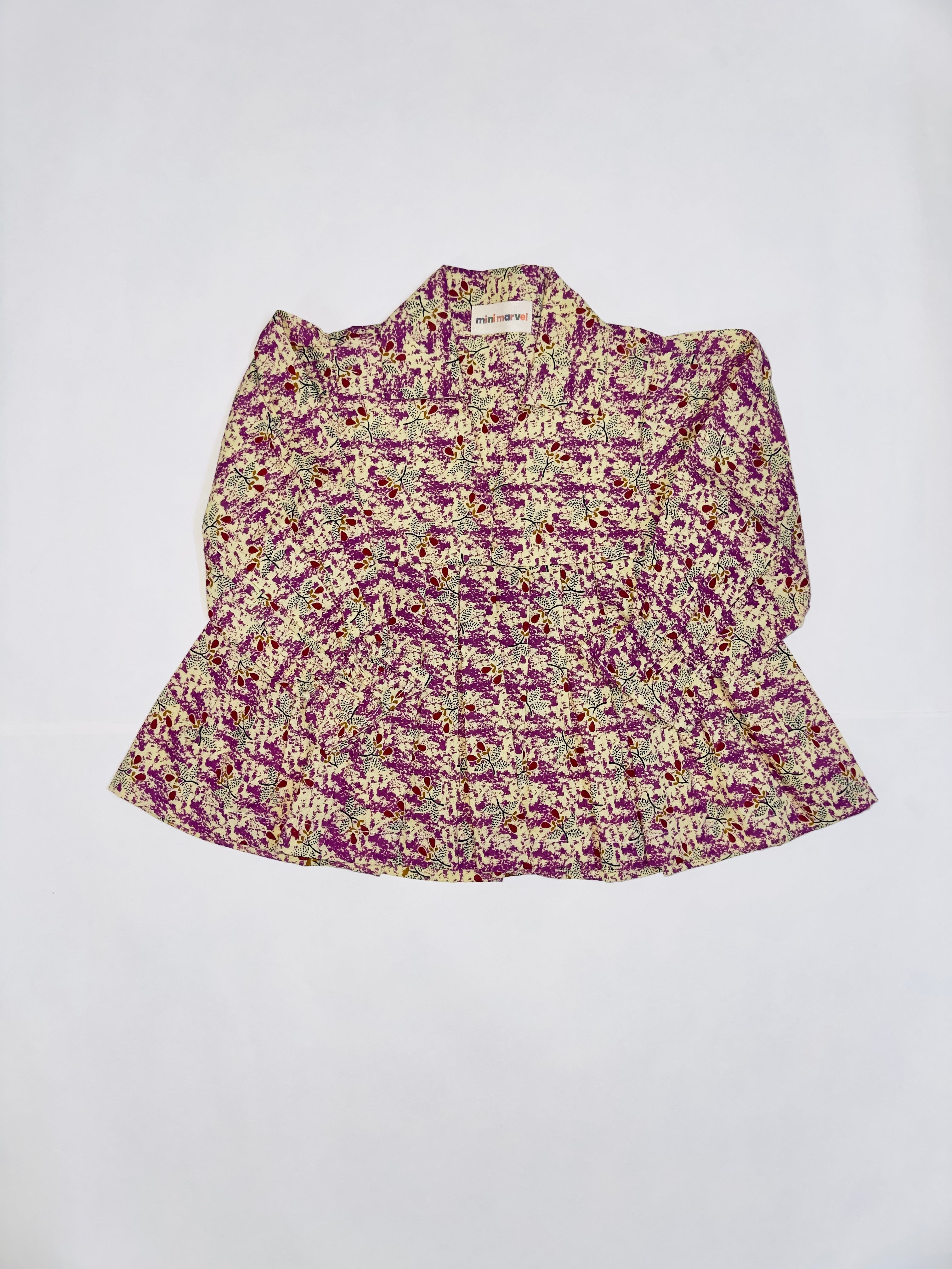 Mini Marvel cotton co-ord set for girls– trendy everyday wear in soft cotton fabric