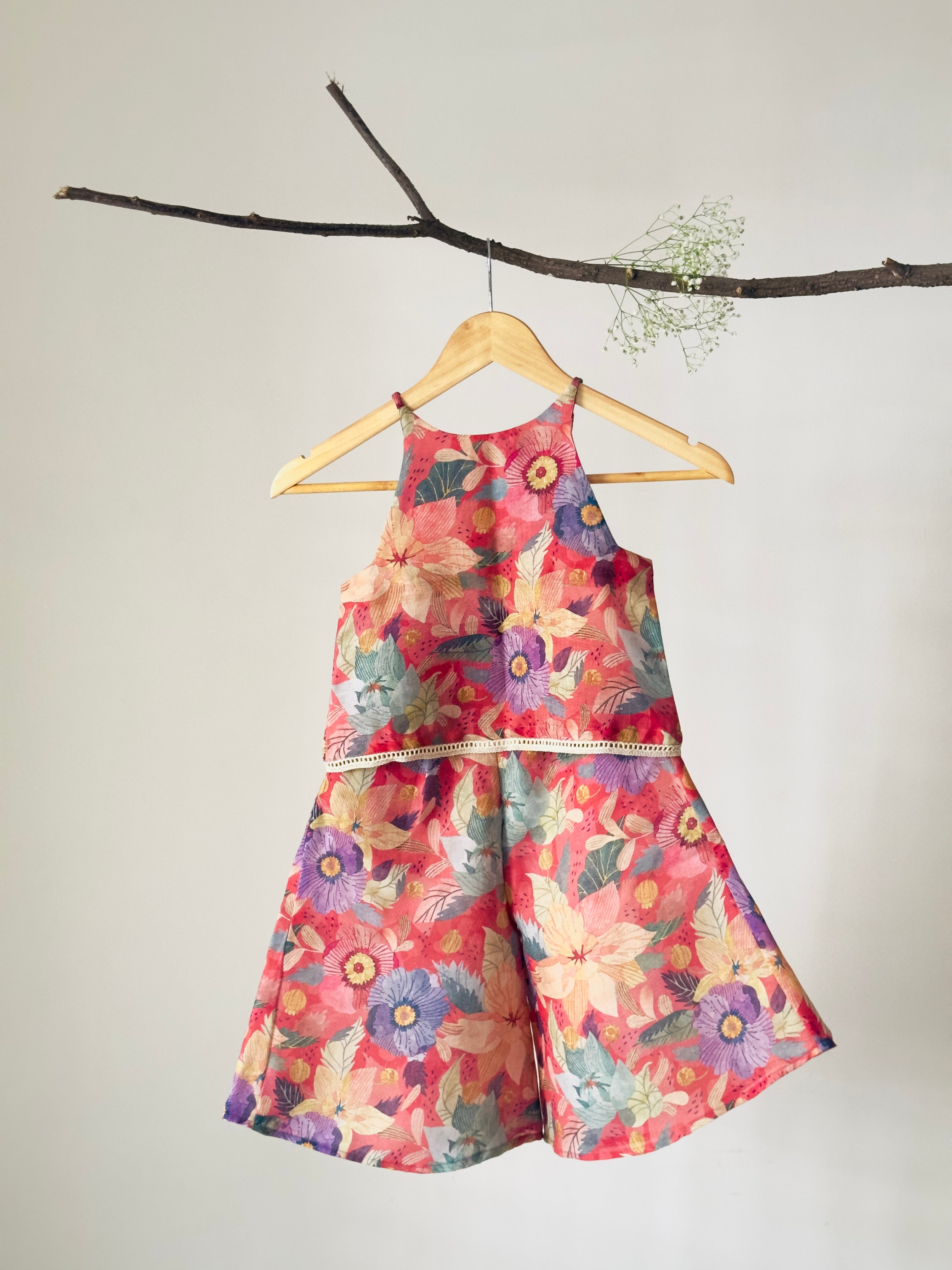 Multicolor Bloom Co-ord Set