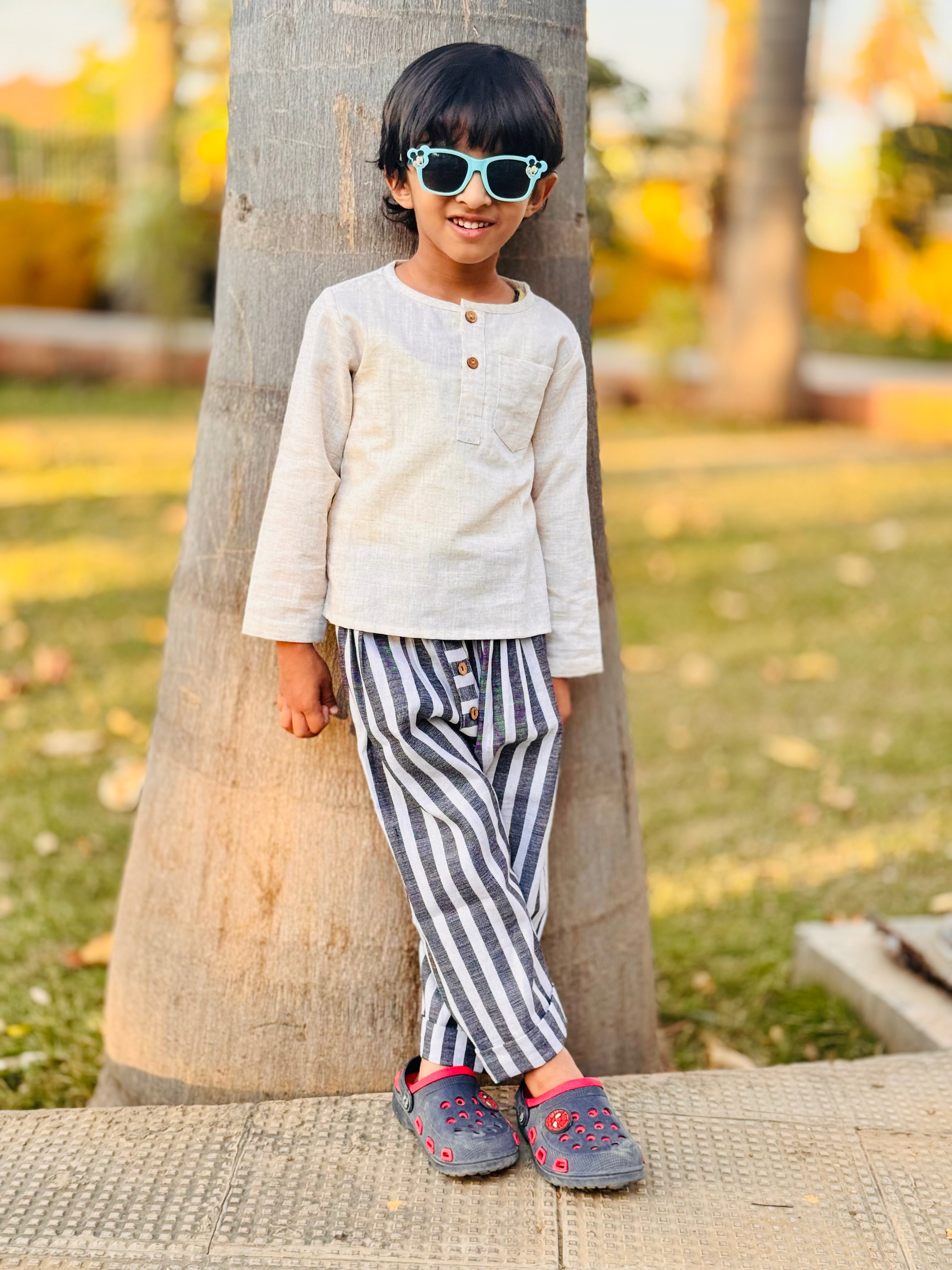 MINIMALIST STRIPED CO-ORD SET