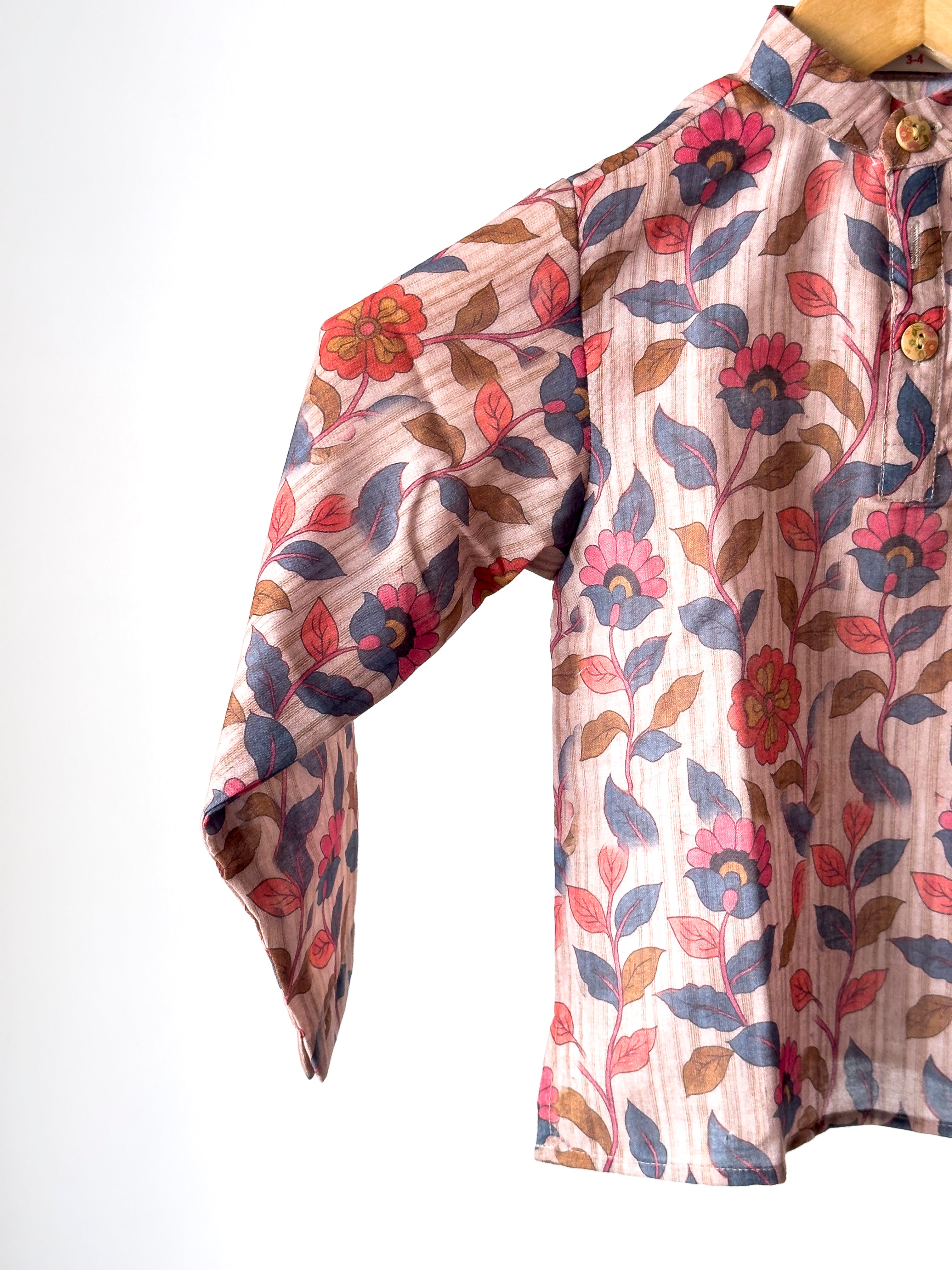 Rustic Bloom Floral Kurta Set