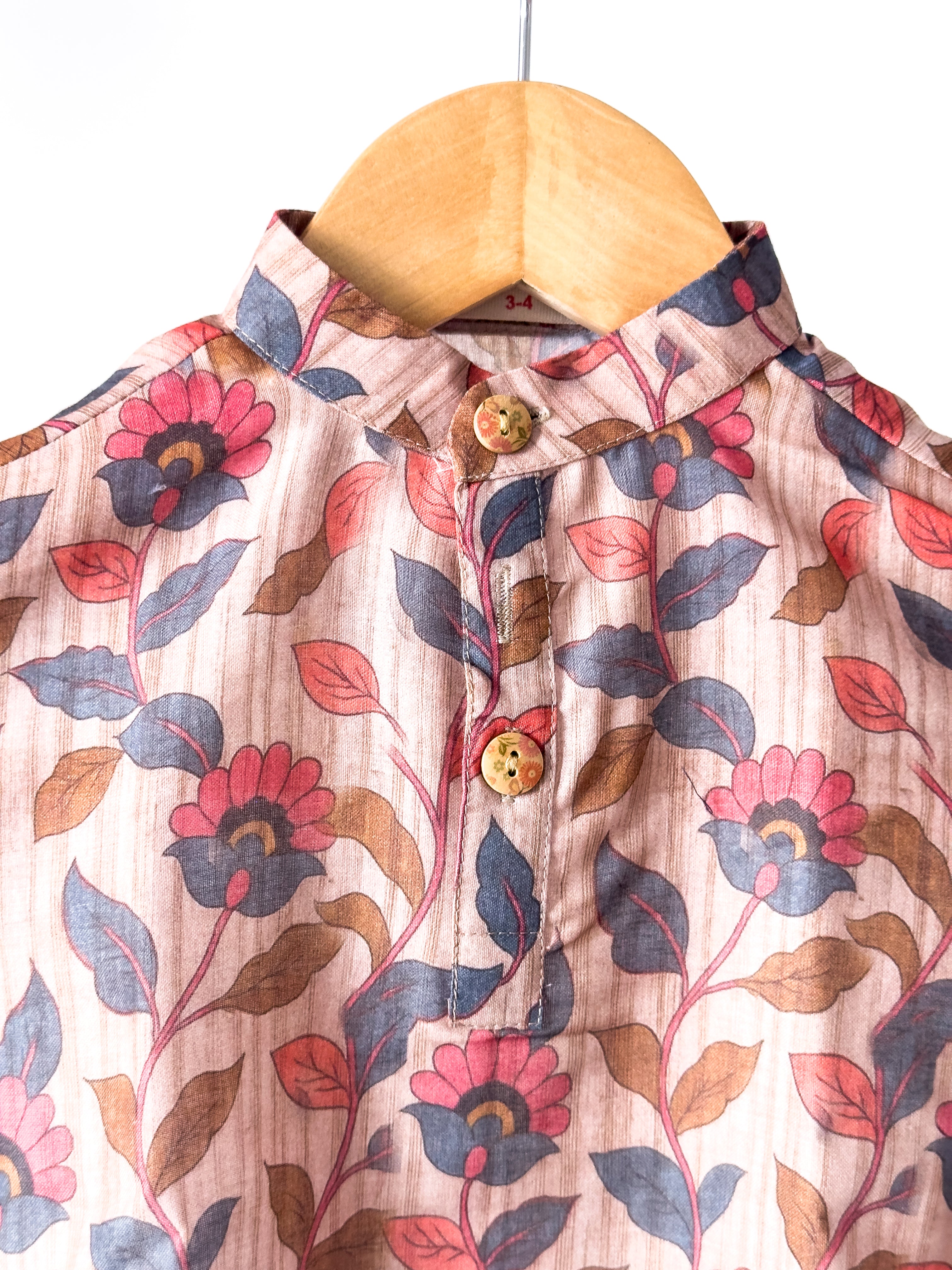 Rustic Bloom Floral Kurta Set