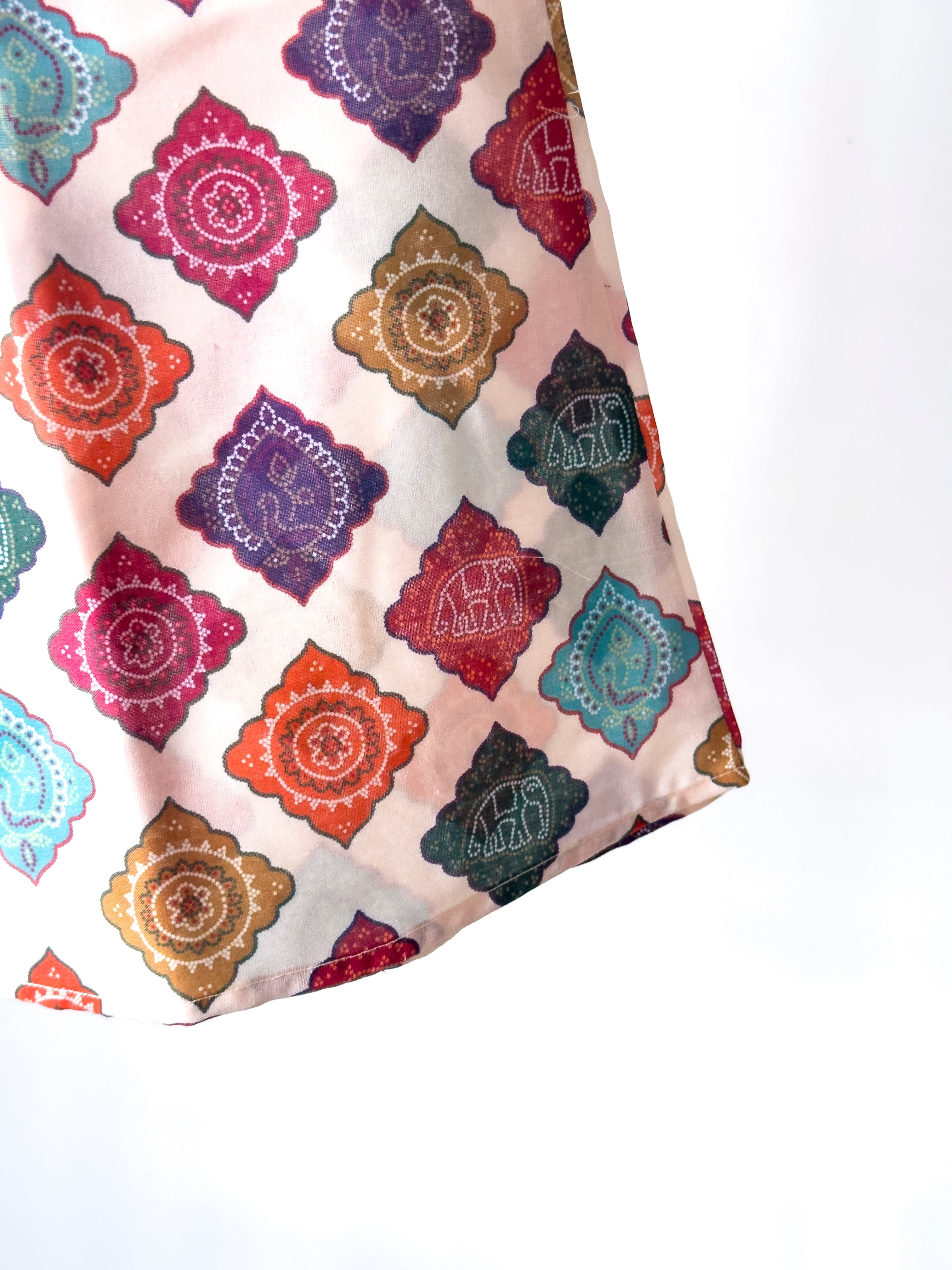 Baby girl wearing cotton co-ord ethnic outfit by Mini Marvel