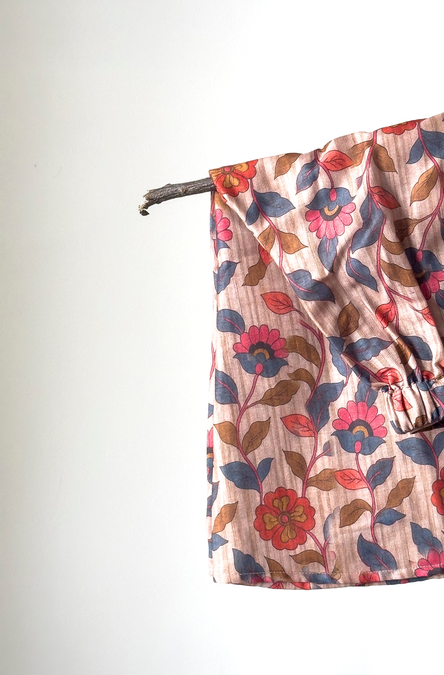 Modern traditional outfit for baby girl in cotton fabric