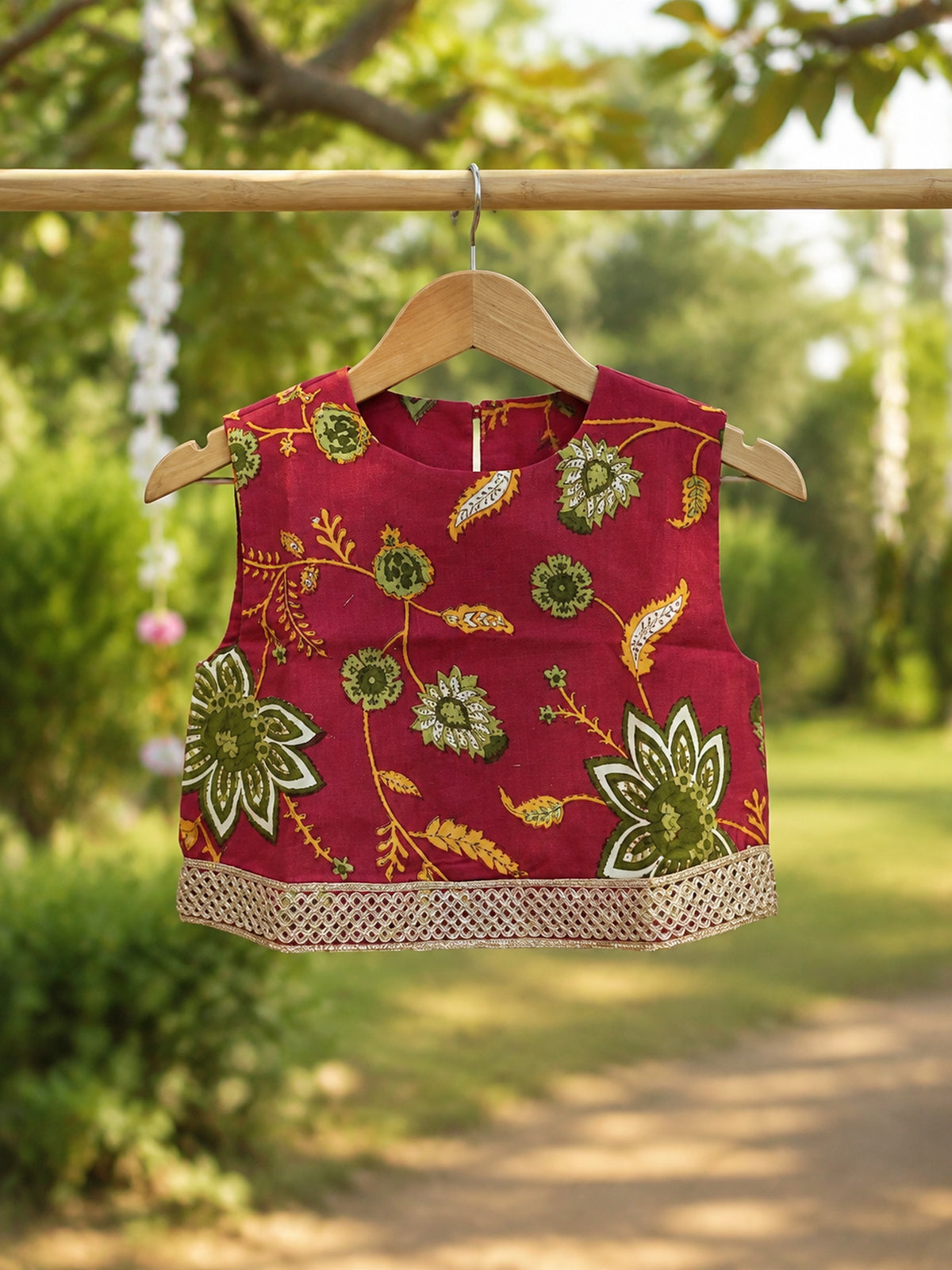 Ruby Royale 3-Piece Ethnic Set