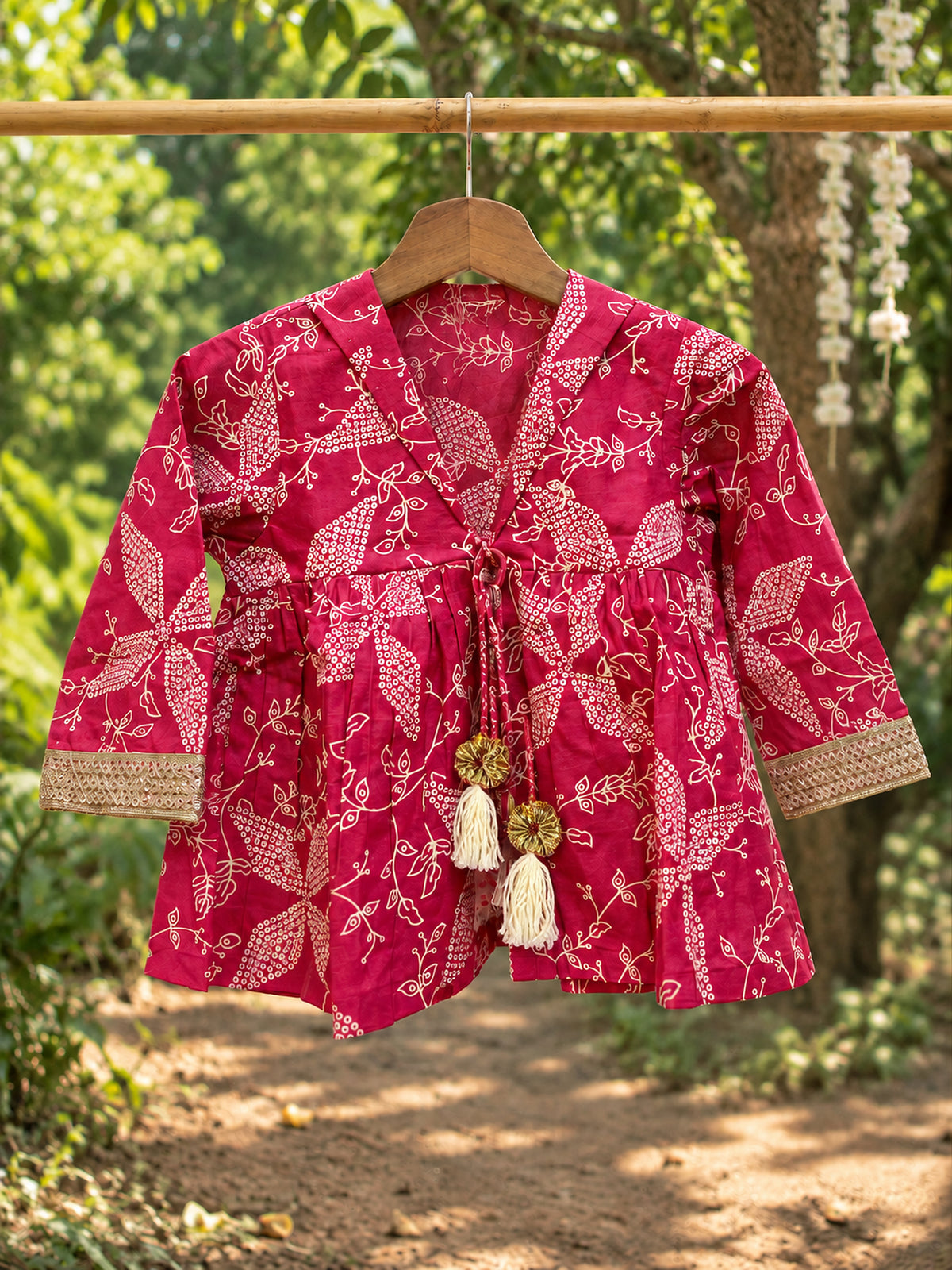 Berry Blossom Royale 3-Piece Ethnic Set