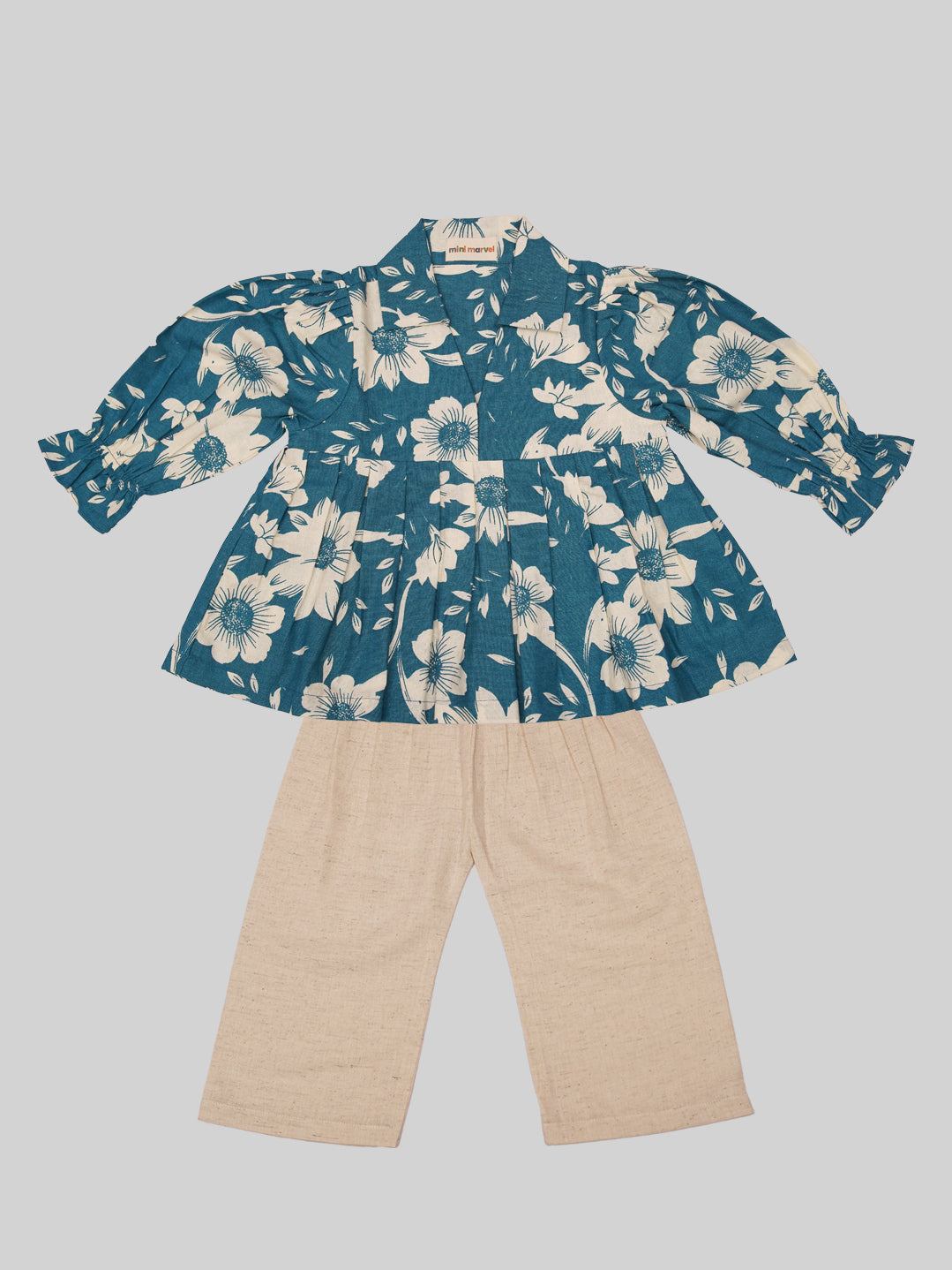 Teal Bloom Co-ord Set