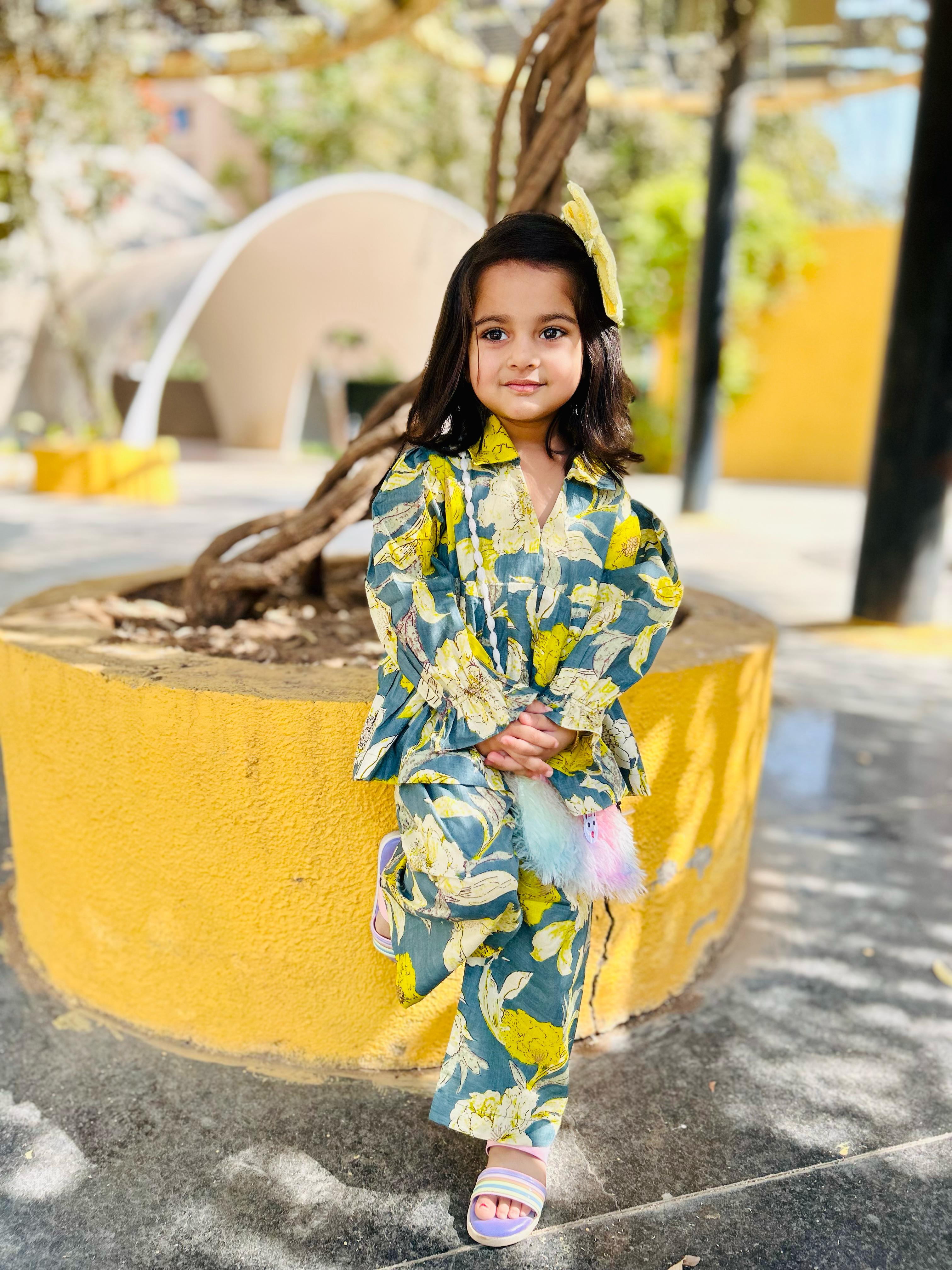 FLORAL FANTASY CO-ORD SET FOR BABY GIRLS