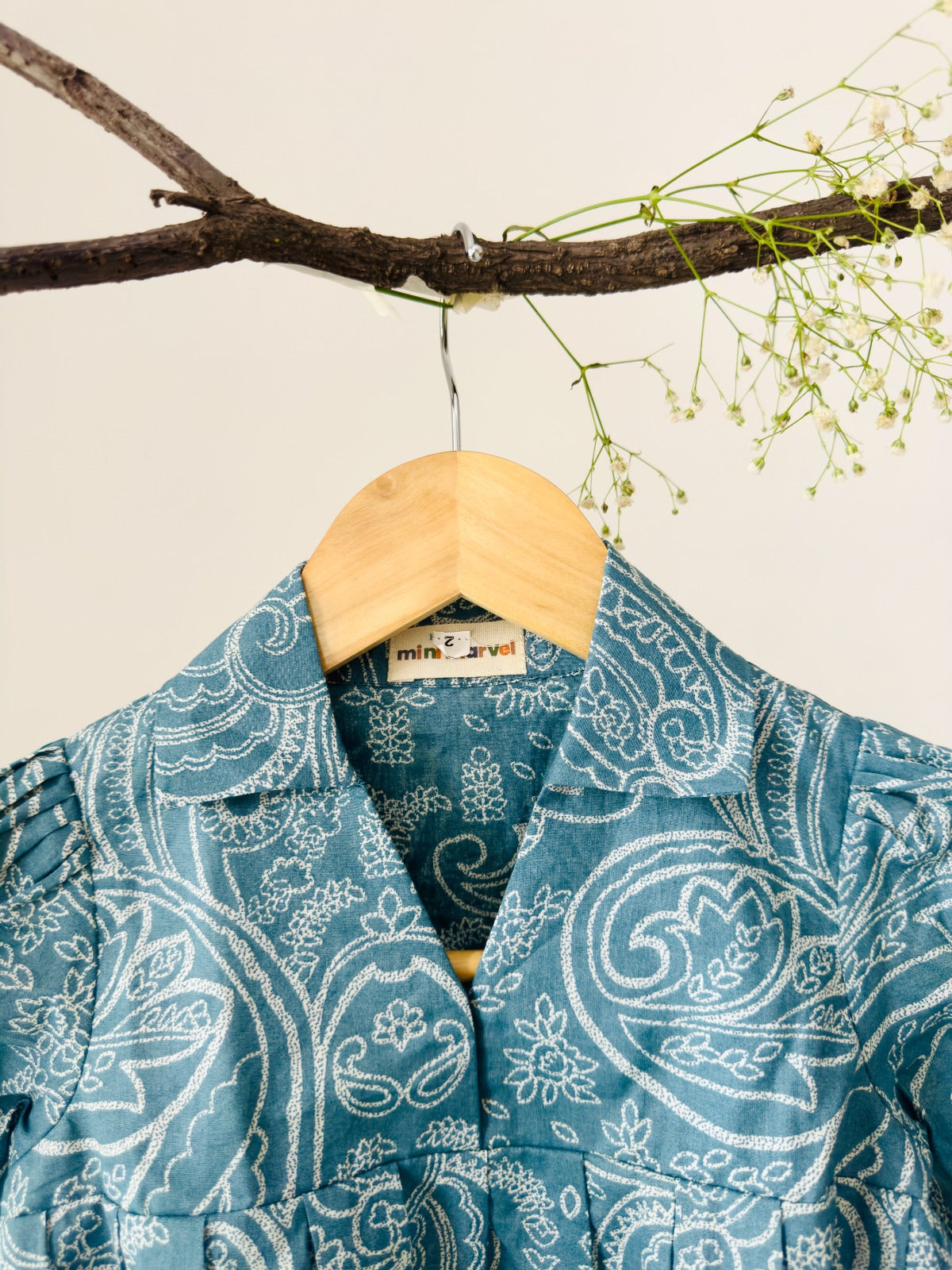 Mini Marvel cotton co-ord set for girls trendy everyday wear in soft cotton fabric.