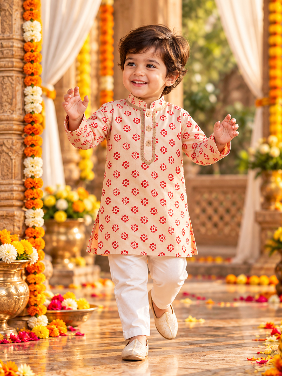 Ivory Blossom Heritage Ethnic Set