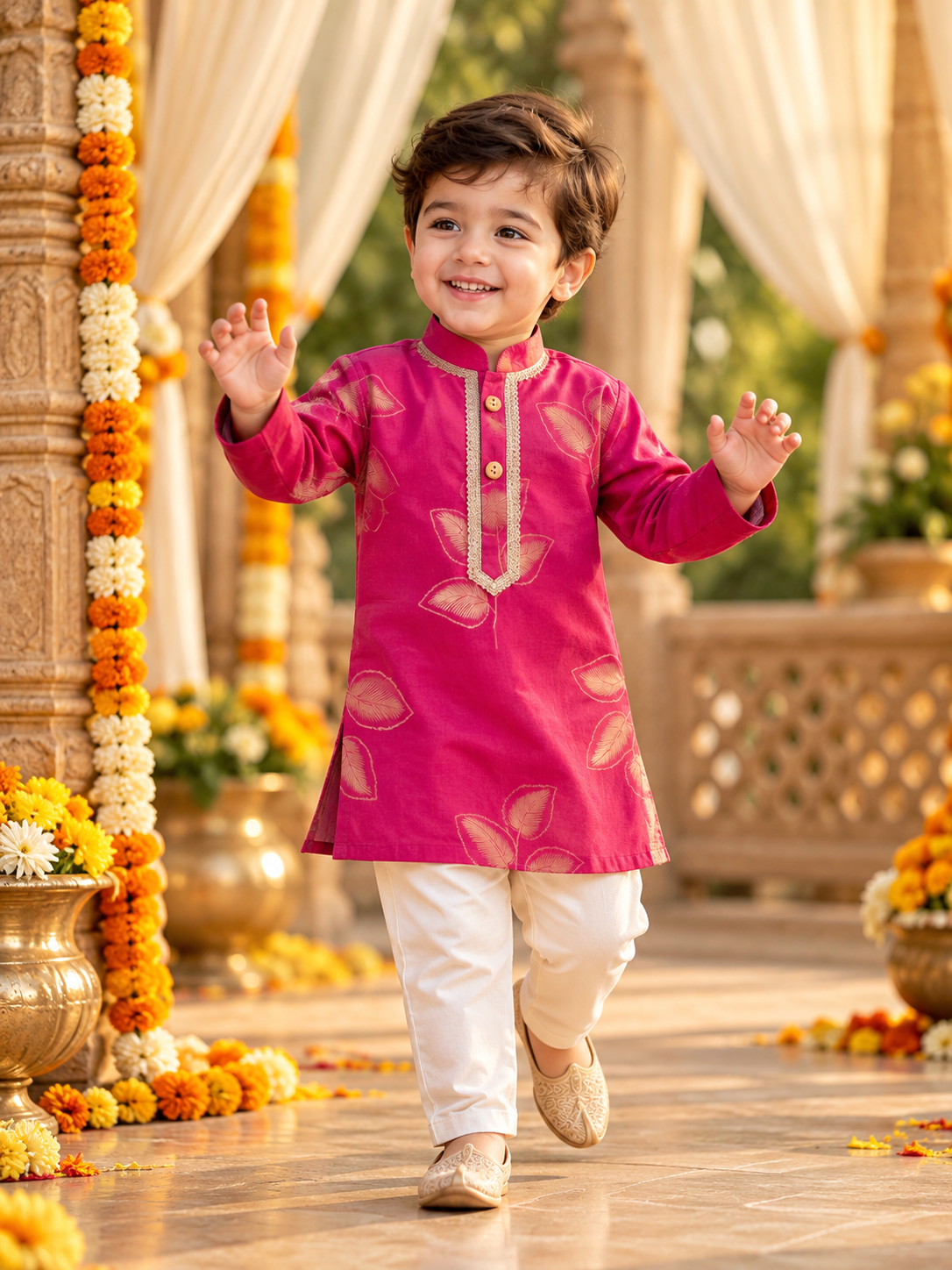 Royal Magenta Luxe Ethnic Set