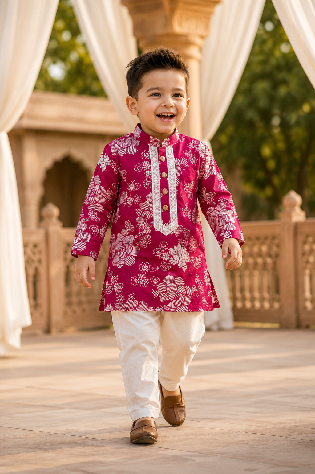 Gulabi Noor Sibling Twinning Set