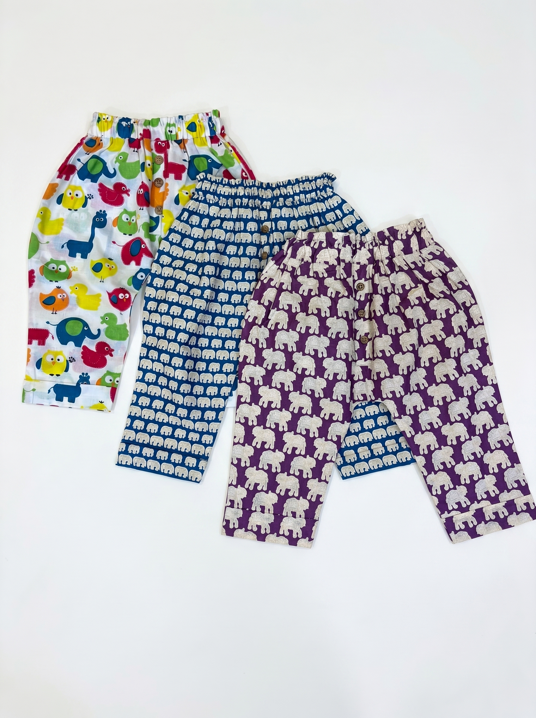 Little Safari Luxe Cotton Pants Set (Pack of 3)
