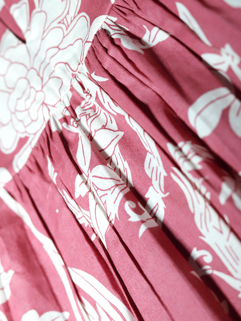 Rosewood Bloom Peplum Co-Ord Set for Girls