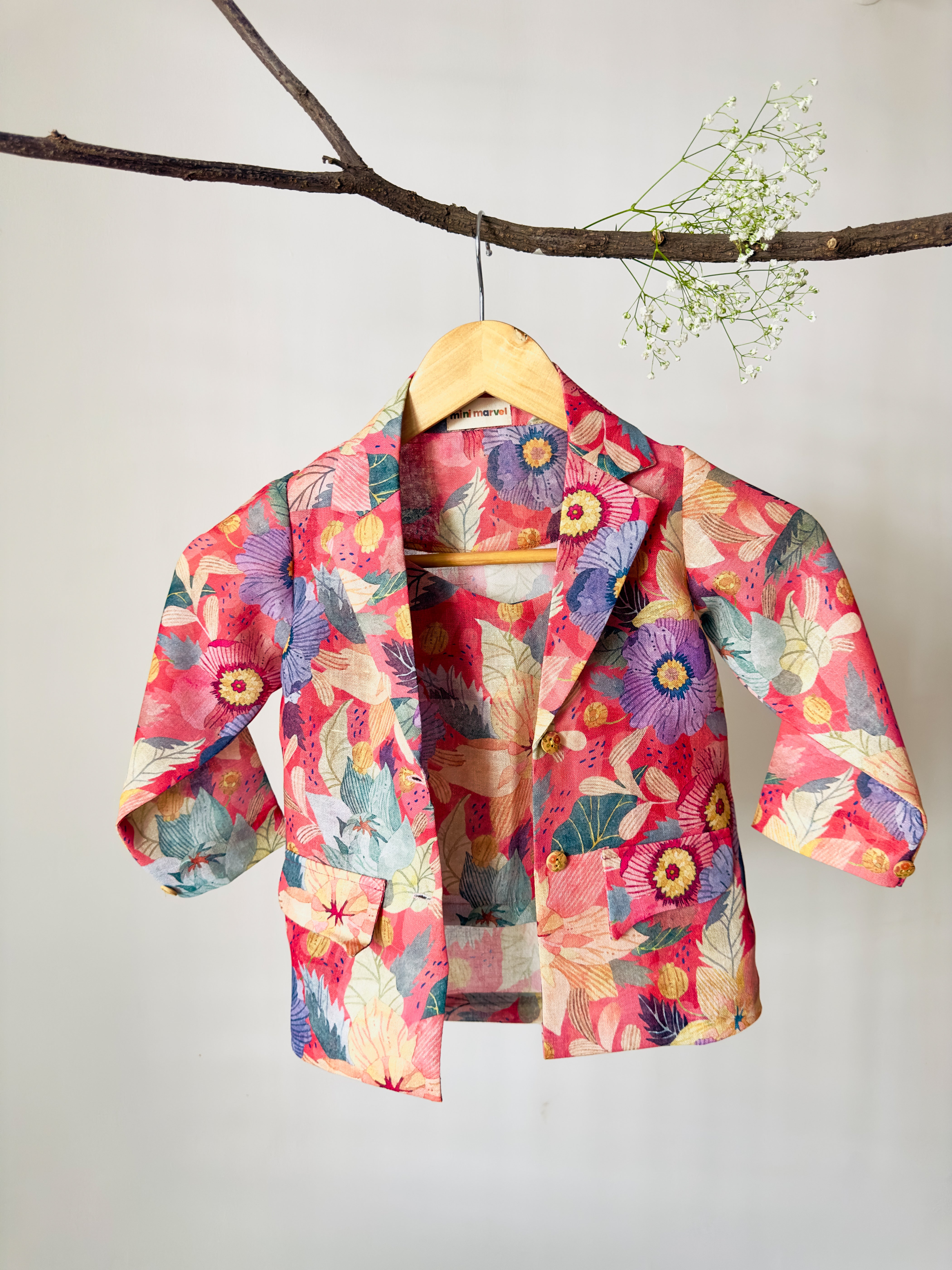 Multicolour Bloom 3-Piece Co-ord Set