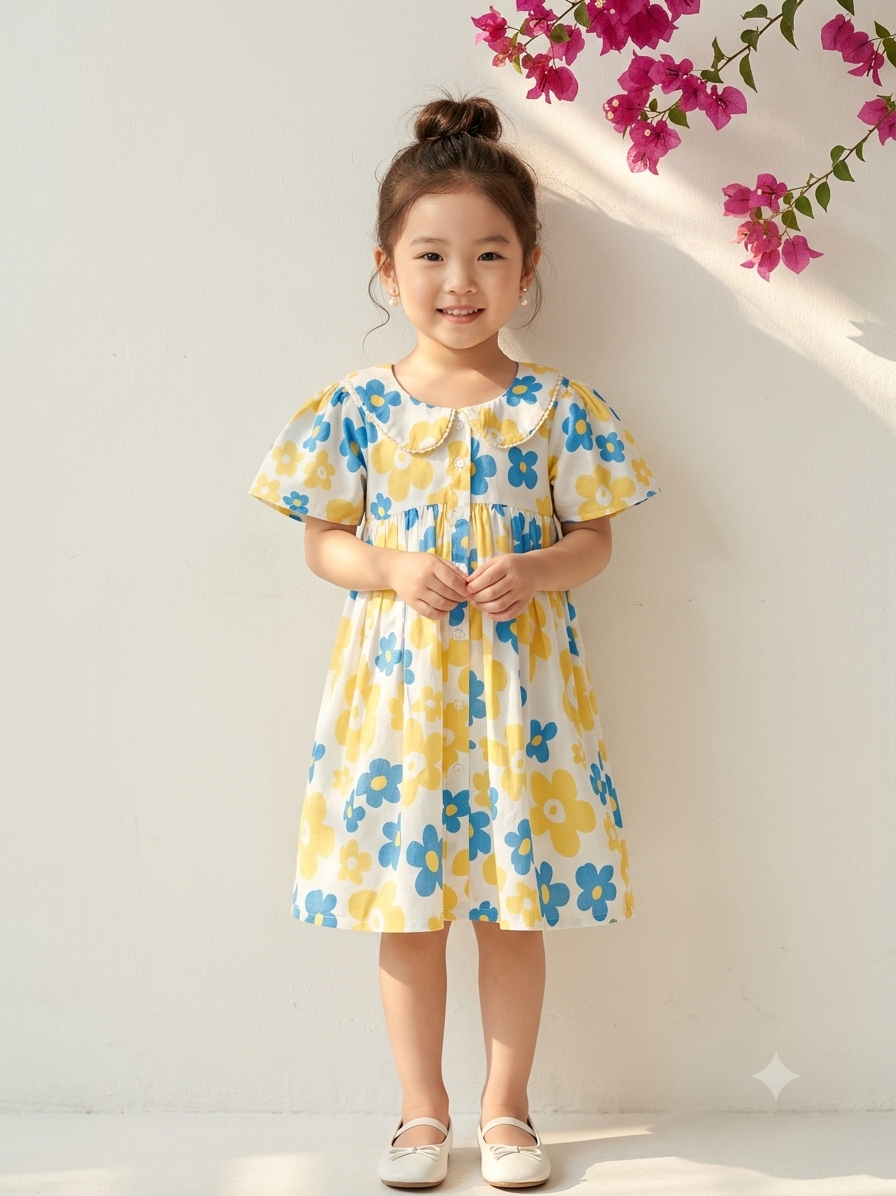 Sunny Blossom Girls Dress