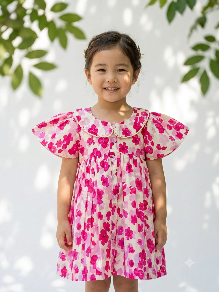 Sweet Bloom Cotton Dress