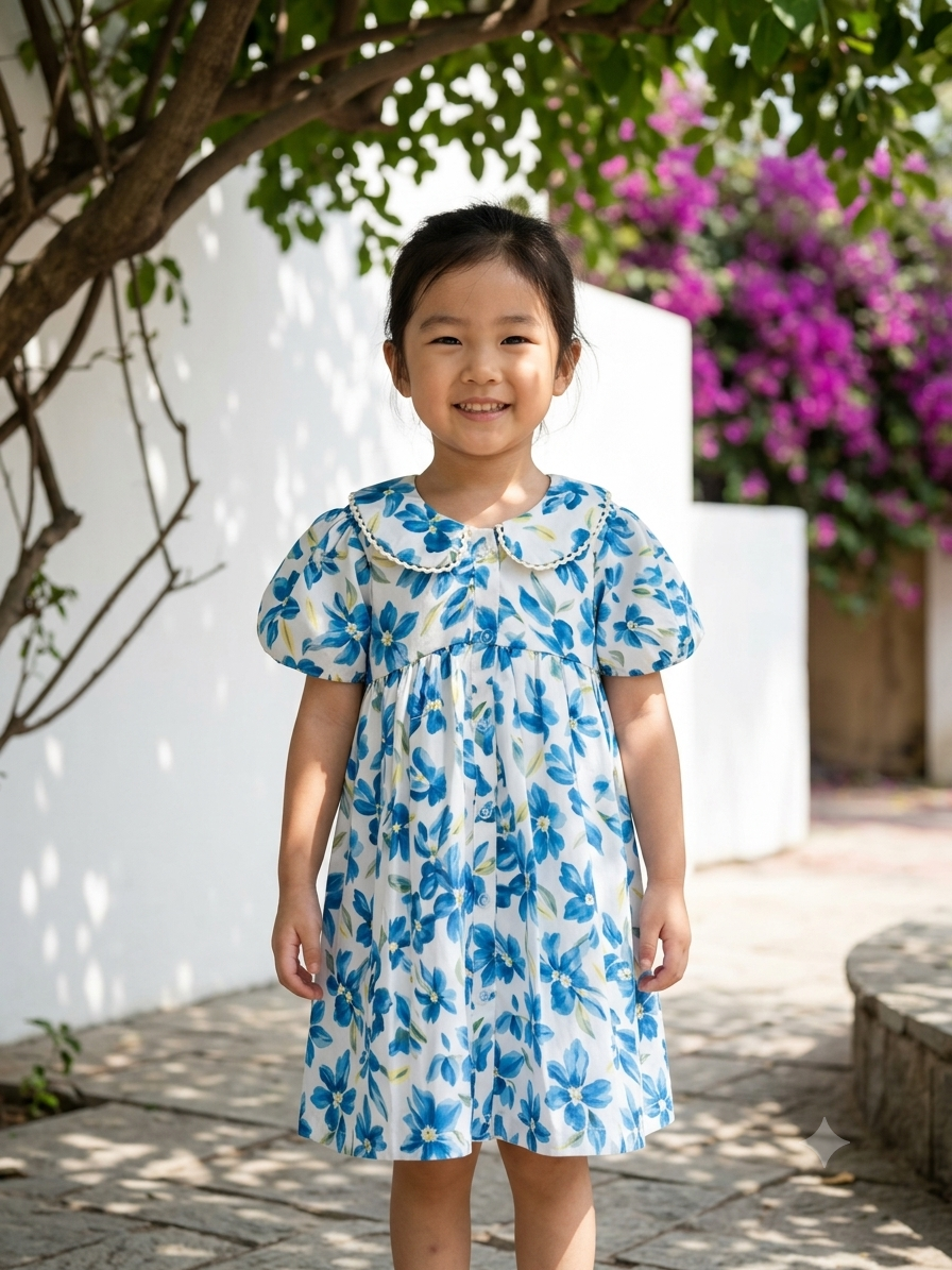 Little Bluebell Floral Dress