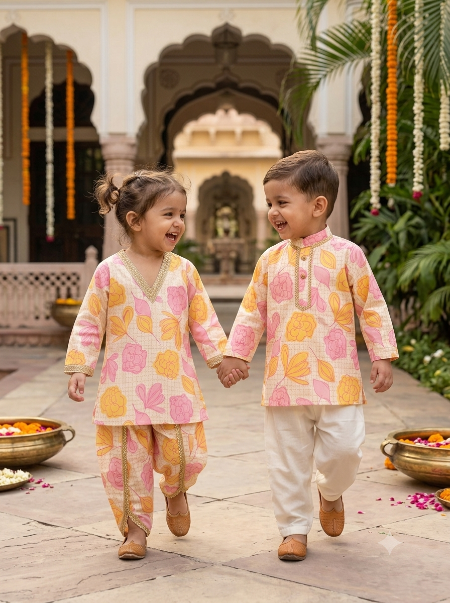 Pink Petal Royale Twin Set
